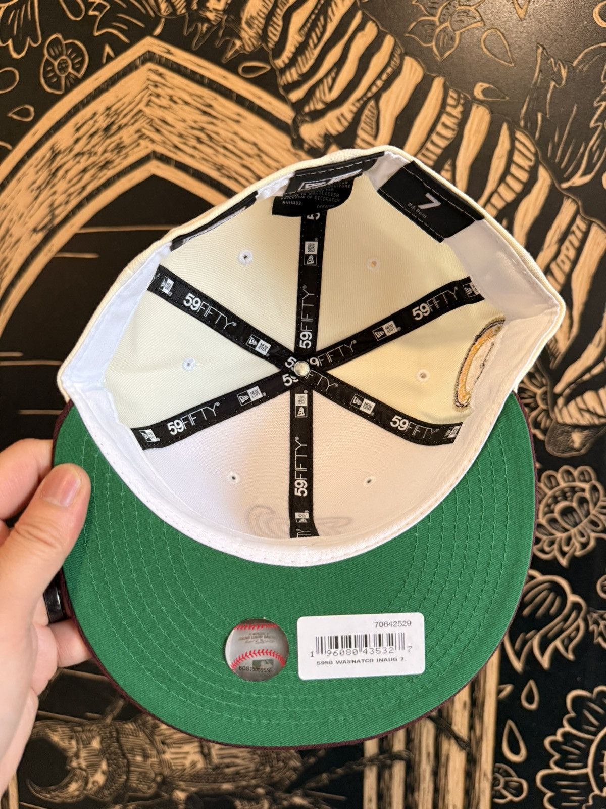 New Era Sz 7 Washington Nationals Panna Cotta New Era Size ONE SIZE - 2 Thumbnail