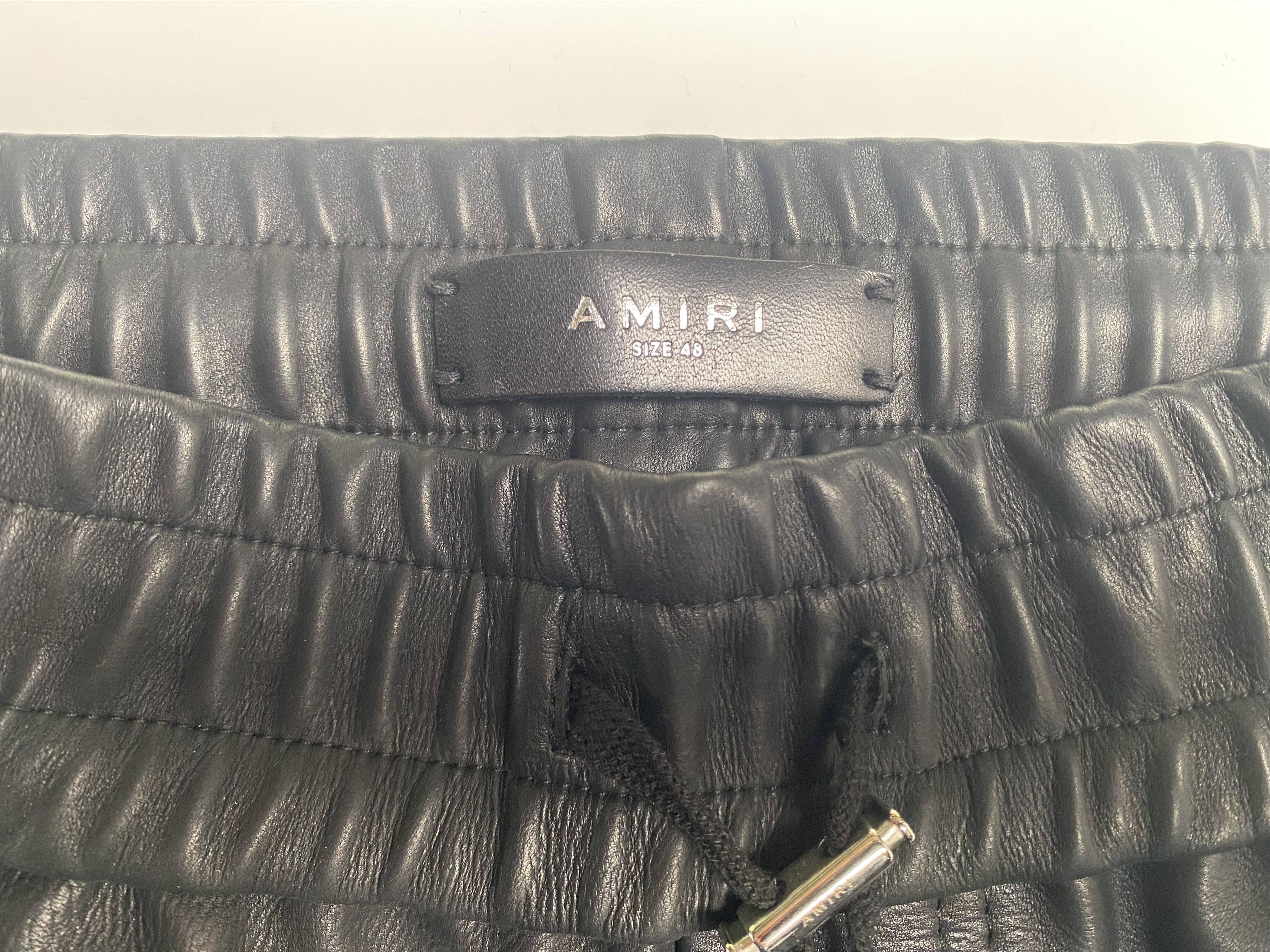 Amiri Amiri Leather Jogging Pant Size US 32 / EU 48 - 5 Thumbnail
