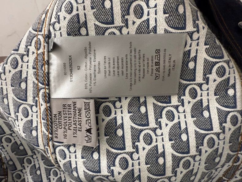 Dior Dior Full-print denim jacket inside Size US L / EU 52-54 / 3 - 4 Thumbnail