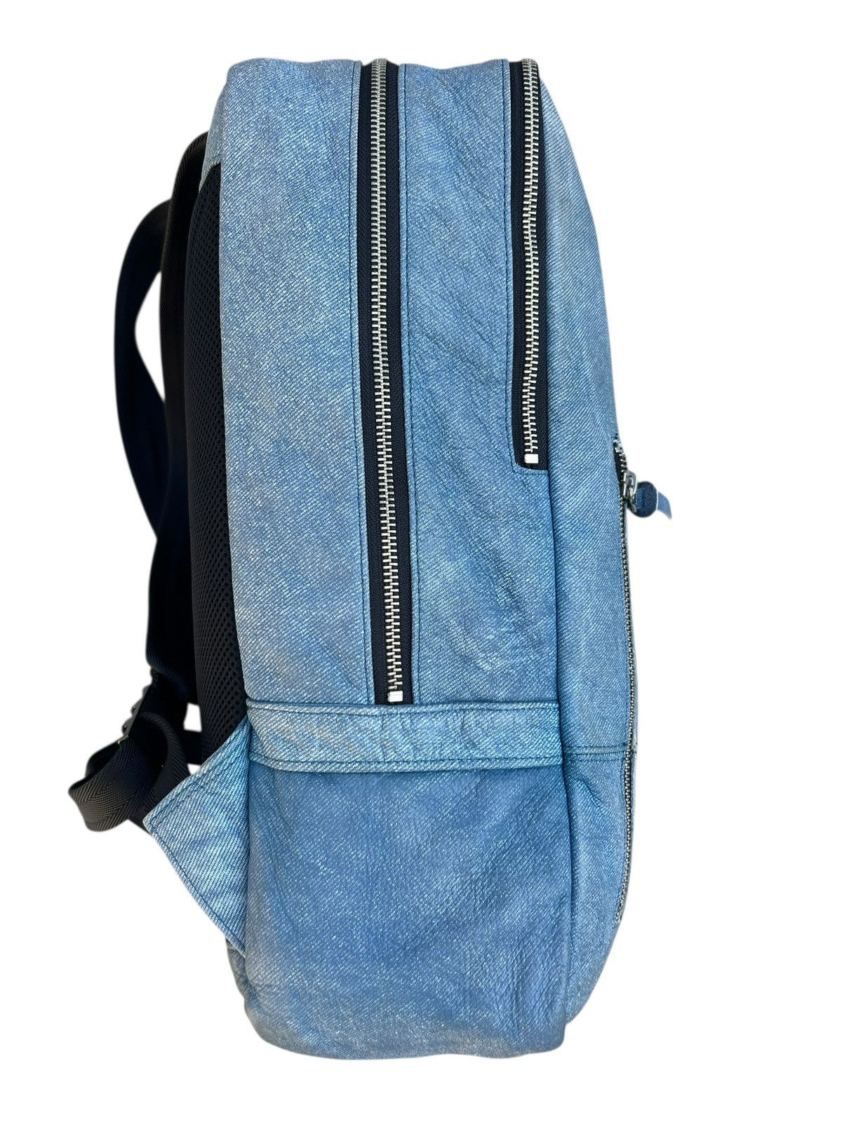 Leather DECADE Japan Patina Leather Backpack Bag Denim Design Size ONE SIZE - 14 Thumbnail
