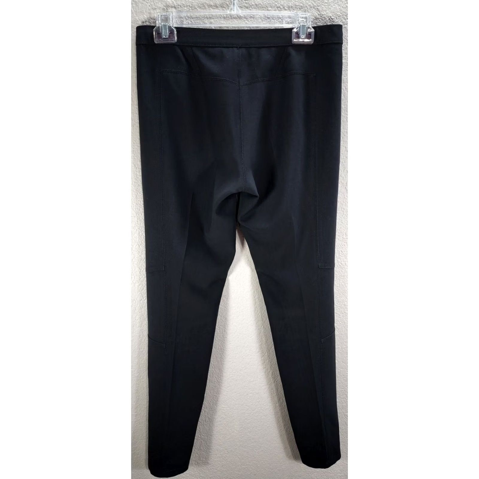 Marc Jacobs Women's Marc Jacobs Black Seamed Ankle Zip Pants Trousers Business Casual Sz 6 Size 28" / US 6 / IT 42 - 3 Thumbnail