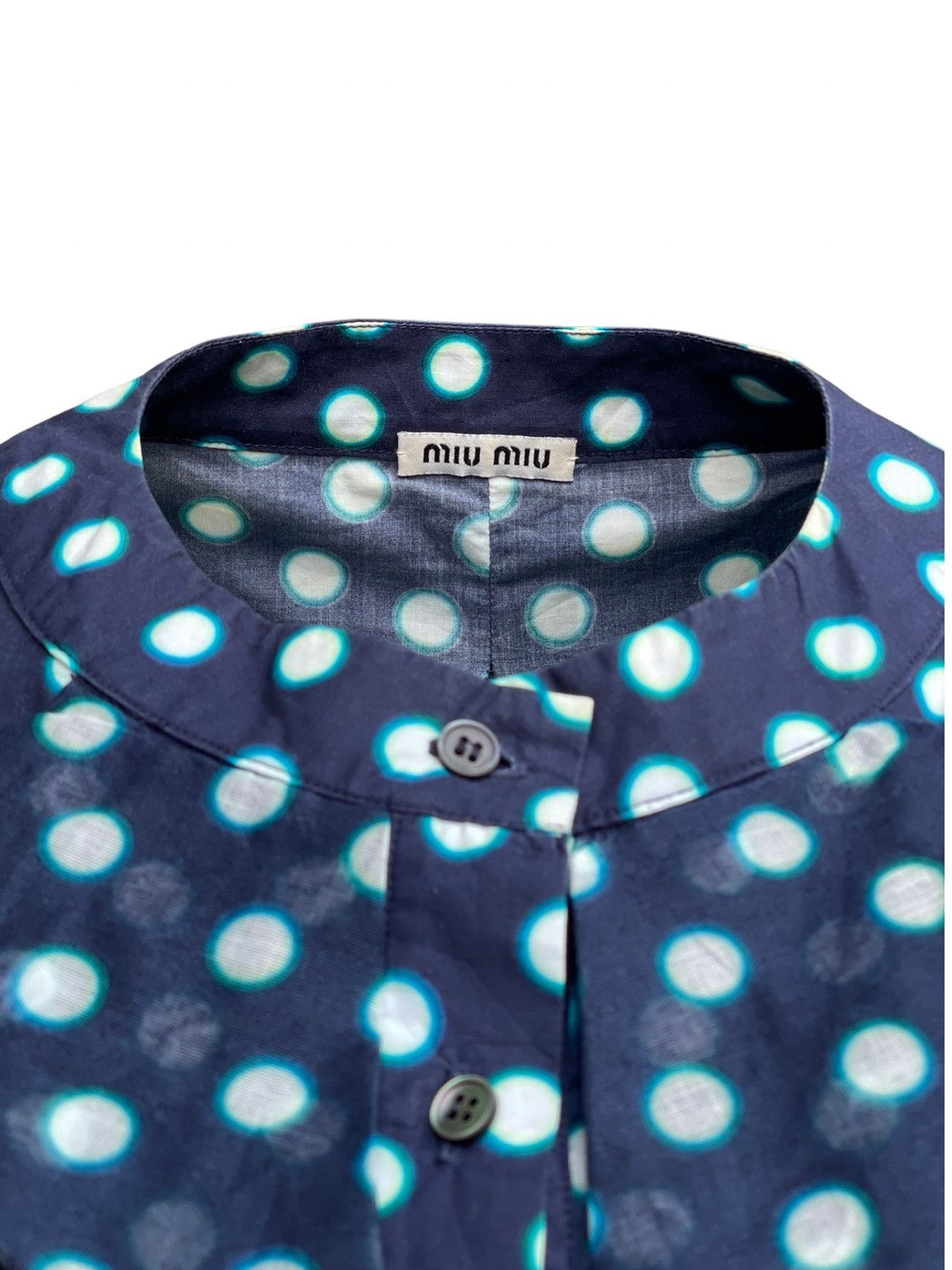 Miu Miu Miu Miu Croisiere Pre-Spring 2011 Archived Ruffle Blouse Size XS / US 0-2 / IT 36-38 - 7 Thumbnail