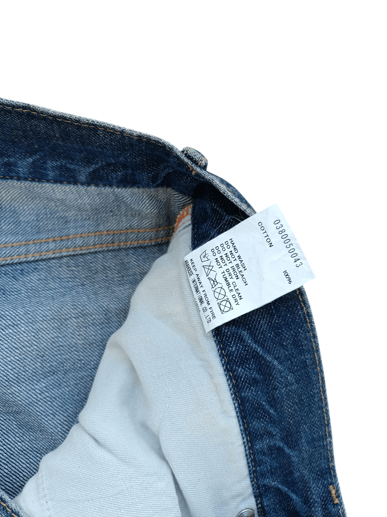 Japanese Brand × Tornado Mart RARE Japanese Brand Paint Splash Whiskers Faded Denim Jeans Size US 34 / EU 50 - 10 Thumbnail