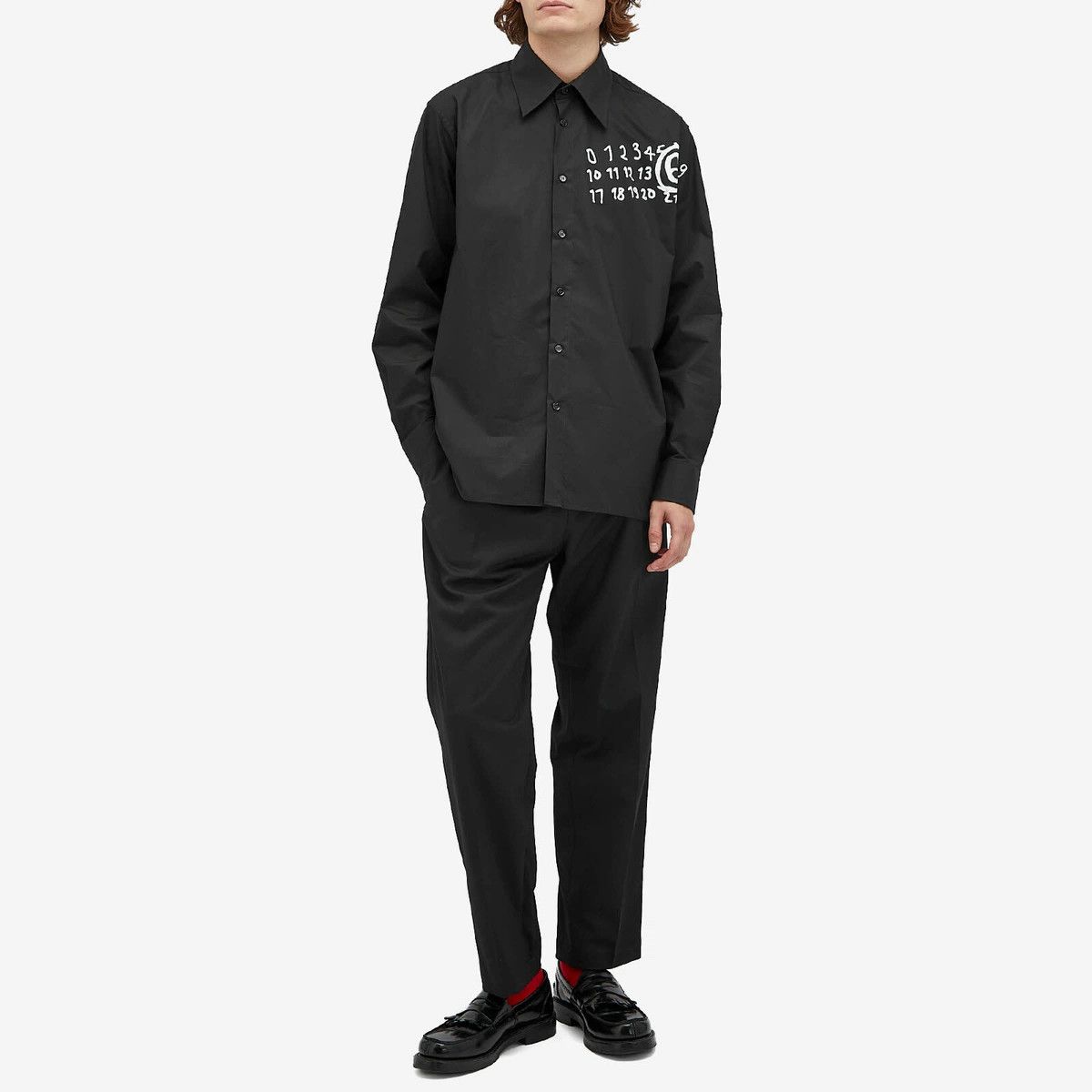 Maison Margiela oc11z0825 Poplin Shirt in Black Size US L / EU 52-54 / 3 - 4 Thumbnail