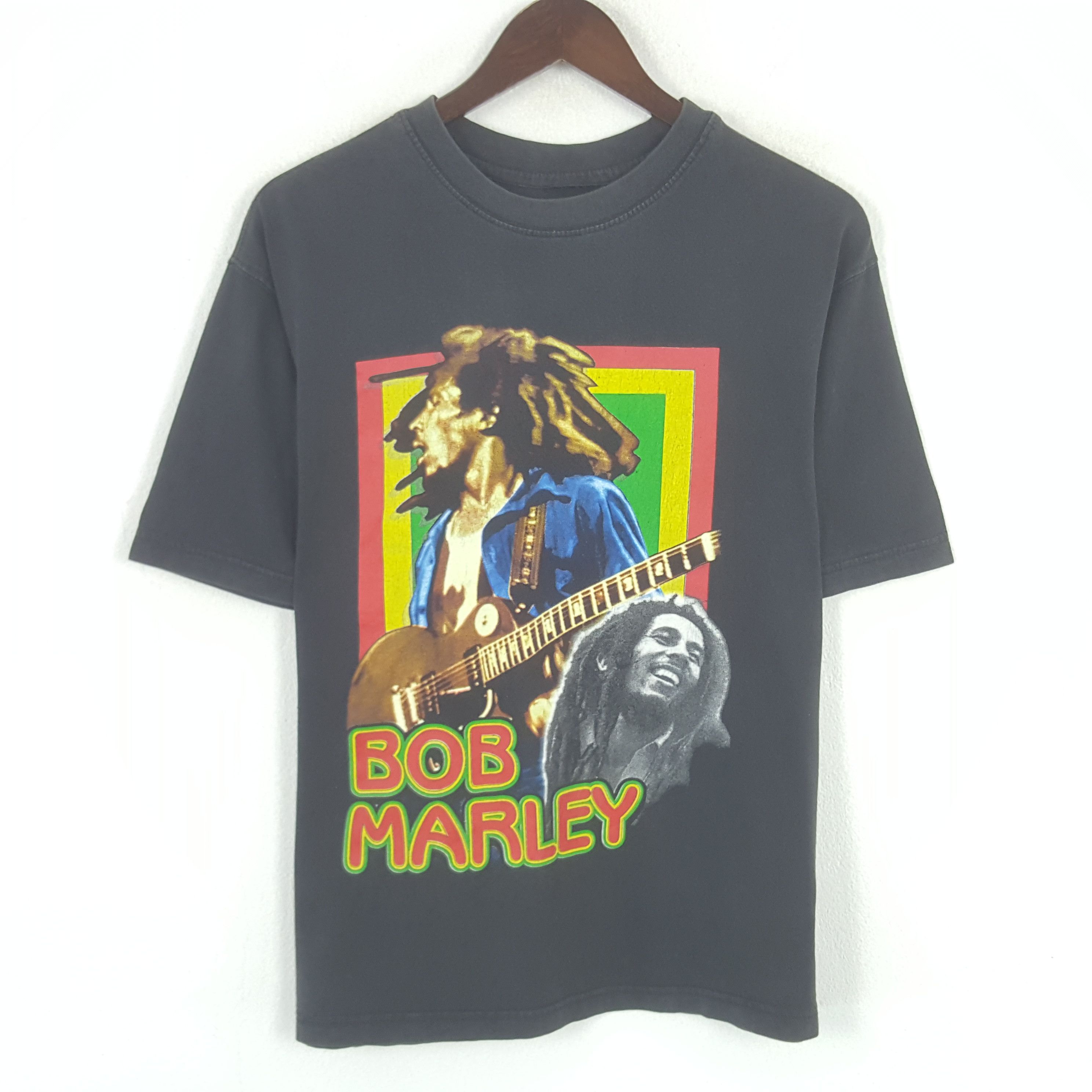 Band Tees Vintage Bob Marley American Singer Tshirt Size US L / EU 52-54 / 3 - 1 Thumbnail