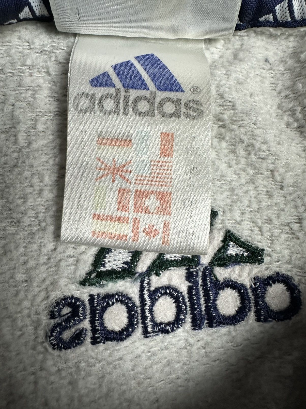Adidas × Vintage Vintage 90s Adidas crewneck Size US L / EU 52-54 / 3 - 8 Thumbnail