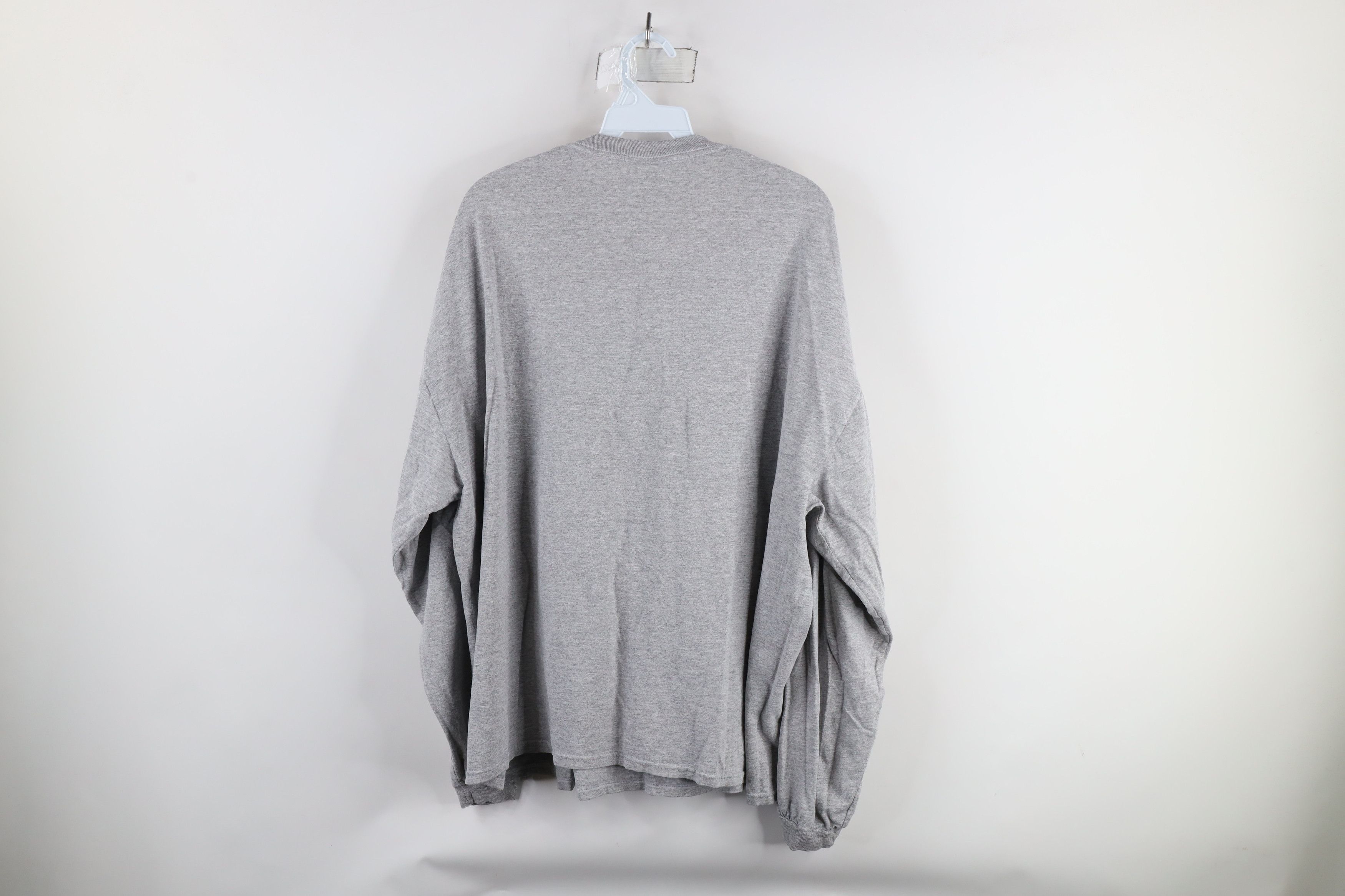 Vintage Vintage 90s Streetwear Penguin Long Sleeve T-Shirt Gray Size US XXL / EU 58 / 5 - 8 Thumbnail