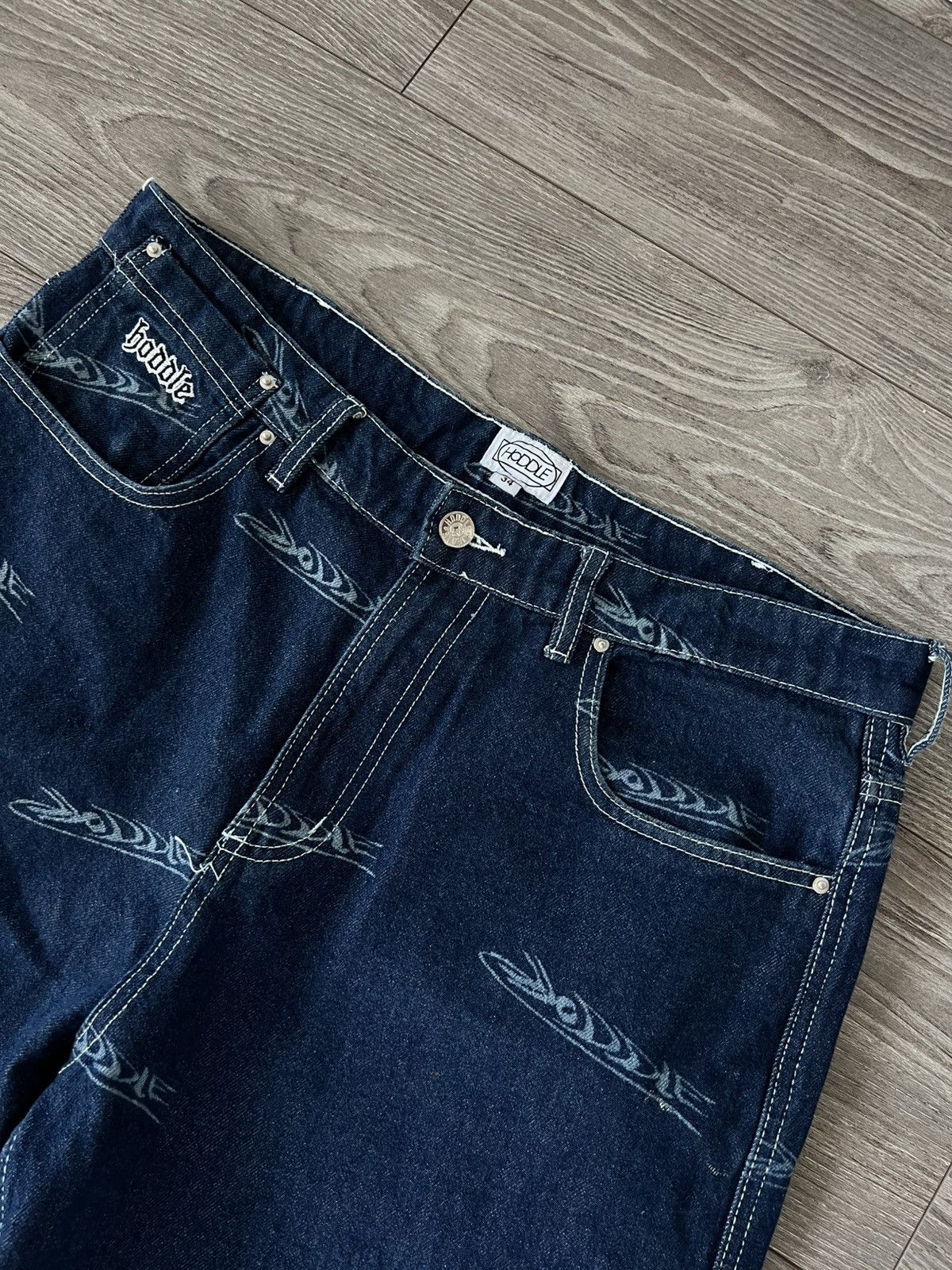 Hoddle Hoddle 12 Ounce Single Knee Carpenter Denim Ranger Jeans Size US 34 / EU 50 - 10 Thumbnail