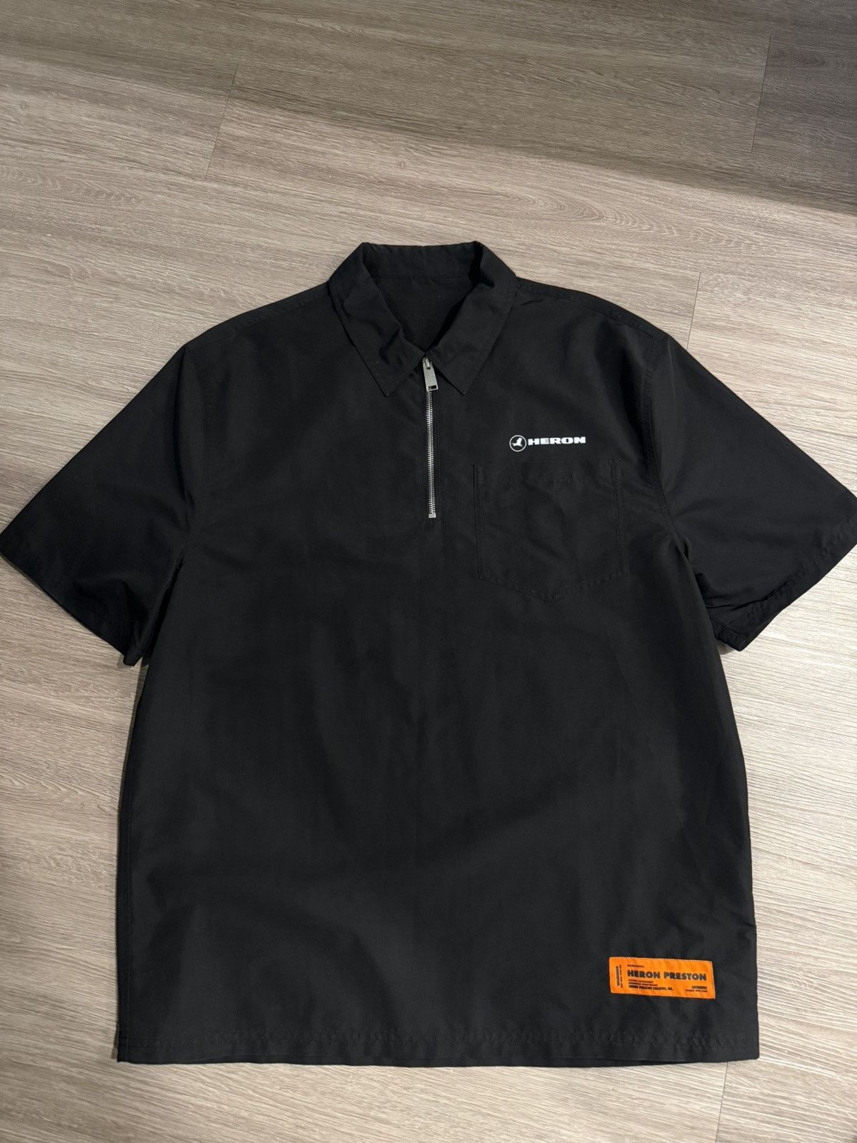 Heron Preston Heron Preston Quarter Zip Polo Size US L / EU 52-54 / 3 - 1 Thumbnail