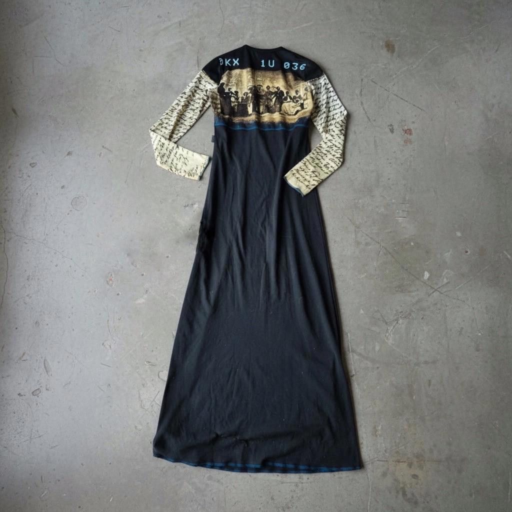 Other The Cop Copine Neutral Maxi Dress Size ONE SIZE - 8 Thumbnail