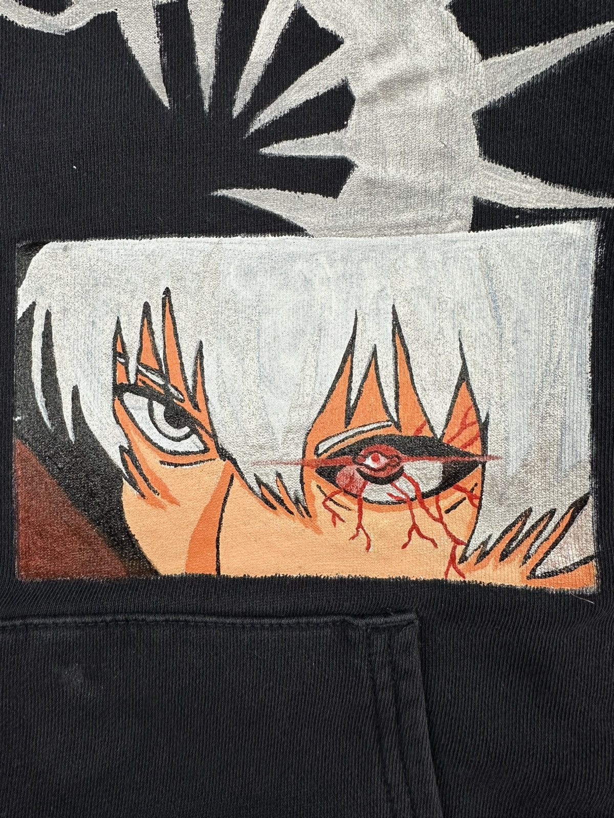 Anime Hand Painted Tokyo Ghoul Hoodie ZXC Graffiti Anime Size US S / EU 44-46 / 1 - 3 Thumbnail
