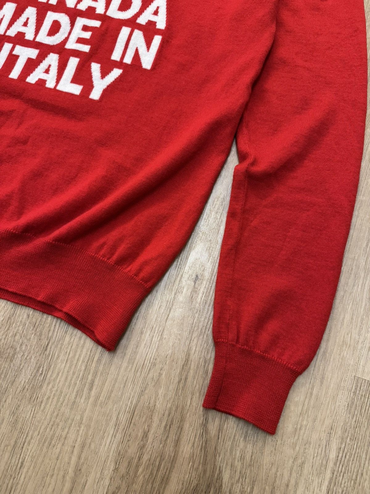 Dsquared2 Dsquared2 Born in Canada Made in Italy Wool Sweater M/L Size US L / EU 52-54 / 3 - 3 Thumbnail