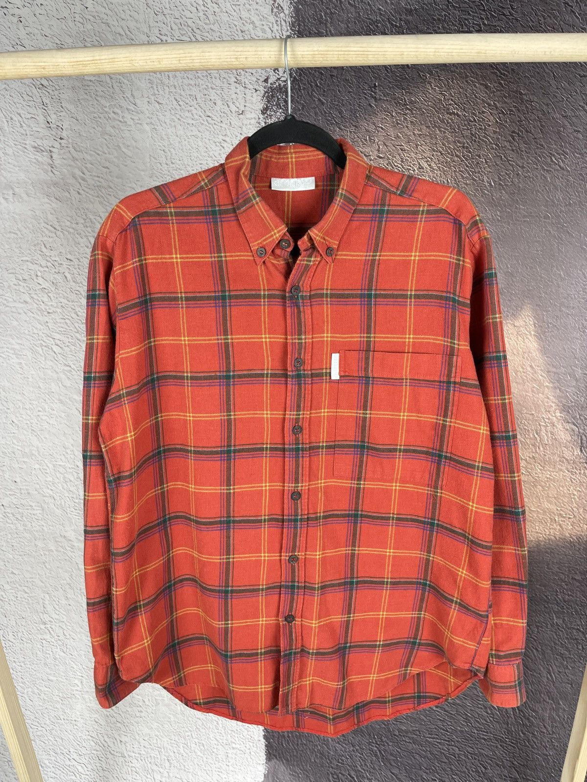Adidas Adidas vintage 80s 90s checkered flannel long sleeve shirt Size US M / EU 48-50 / 2 - 2 Thumbnail