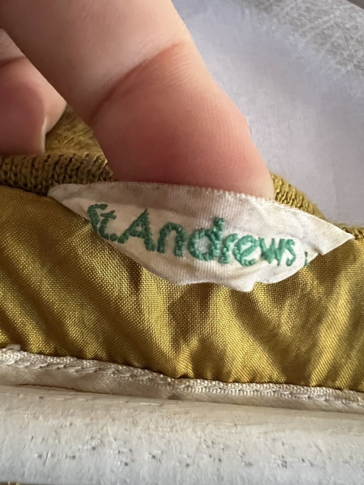 Andrew St. John Vintage St. Andrews Bomber Jacket 90s Golf Collegiate Size US XL / EU 56 / 4 - 10 Thumbnail