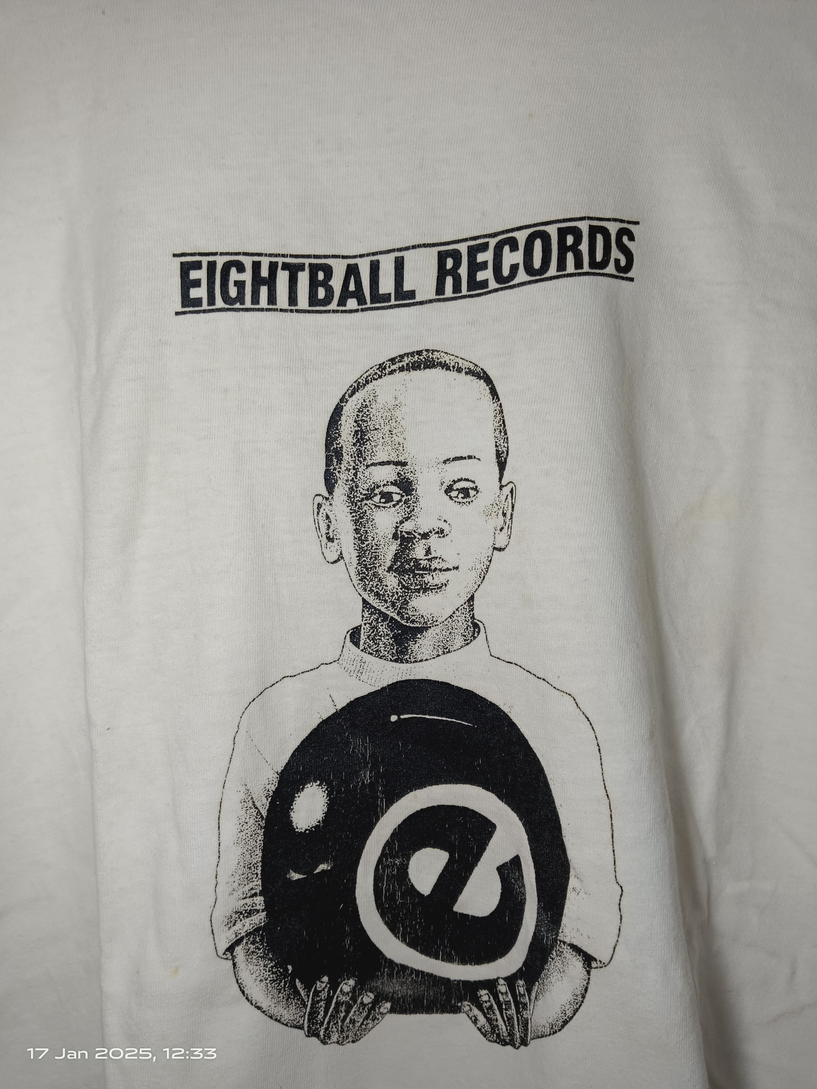Vintage Vintage 90's Eightball Records logo e RETM Size US XL / EU 56 / 4 - 4 Thumbnail
