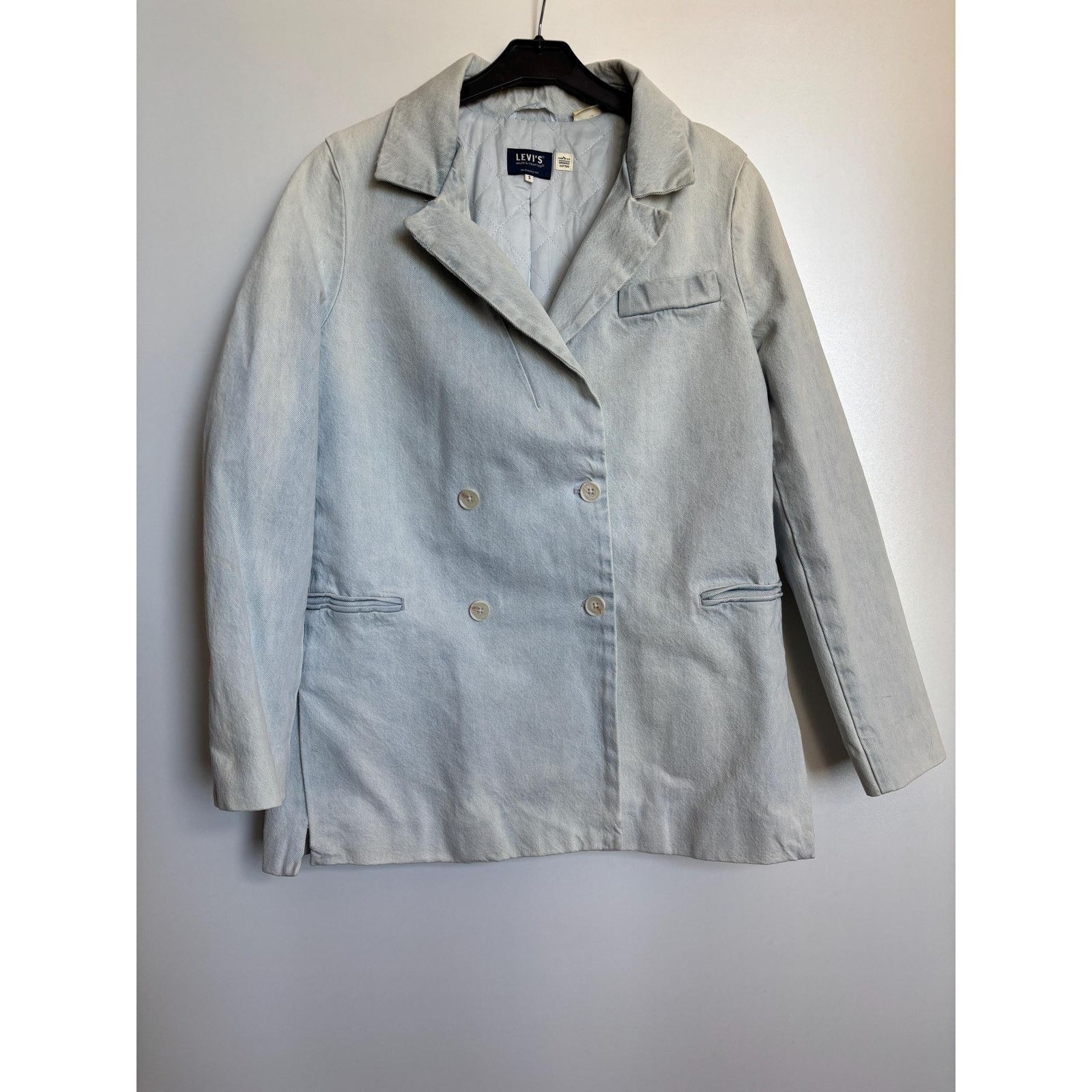 Levi's Levi’s LMC Freshies Coat S Light Blue Quilted Winter Jacket Size US S / EU 44-46 / 1 - 2 Thumbnail