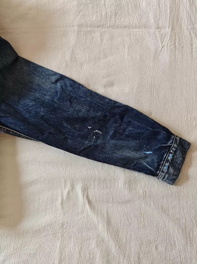 Visvim VISVIM SS 101 DMGD-1010 Splash-wash denim jacket-2506 Size US XL / EU 56 / 4 - 5 Thumbnail