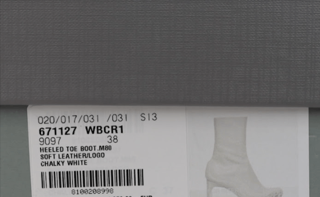Balenciaga o1rshd1 Soft Leather Heeled Toe Boots in Chalky White Size US 8 / IT 38 - 14 Thumbnail