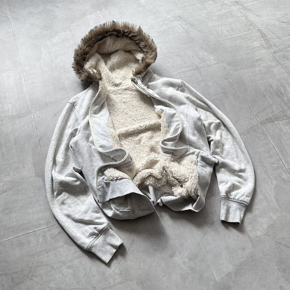 Hysteric Glamour Cute LGB If Six Was Nine Style Faux Fur Zip Hoodie Jacket Size M / US 6-8 / IT 42-44 - 4 Thumbnail
