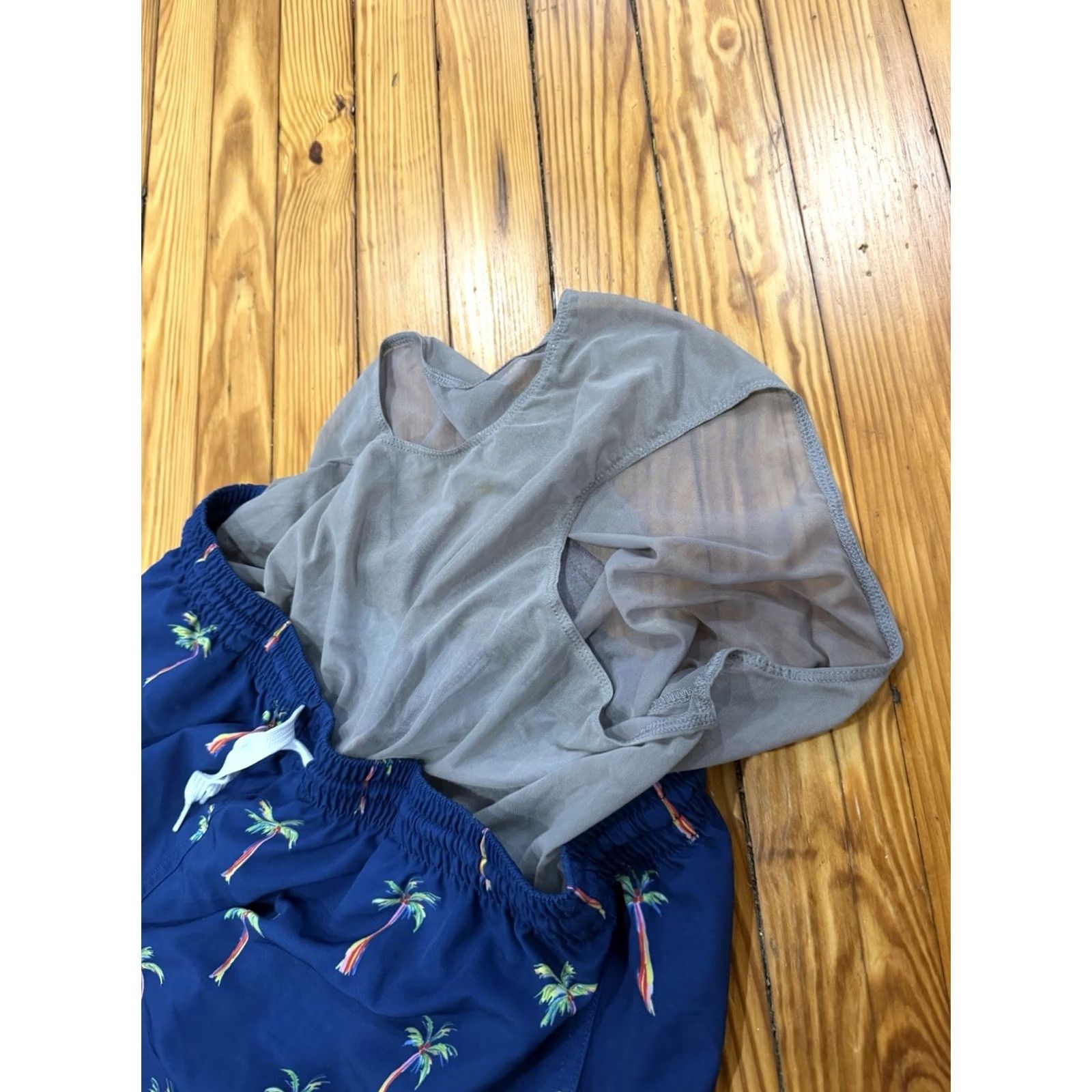 Chubbies Chubbies Men's Blue Tropical Swim Trunk Shorts XL Size US 36 / EU 52 - 4 Thumbnail