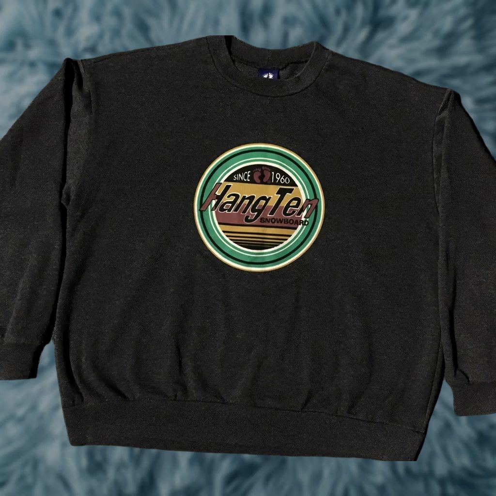 Quiksilver VINTAGE Hang Ten Snowboard Hoodie S USA Surf Skate Beach Gotcha OP Snow Quiksilver Shirt Size US S / EU 44-46 / 1 - 1 Thumbnail