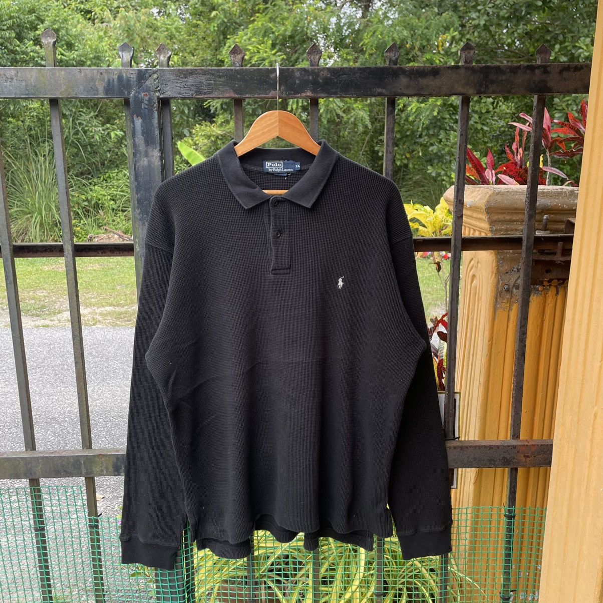 Polo Ralph Lauren 🔥Vintage Polo Ralph Lauren Long Sleeves Waffle Polos Shirts Size US XL / EU 56 / 4 - 1 Thumbnail
