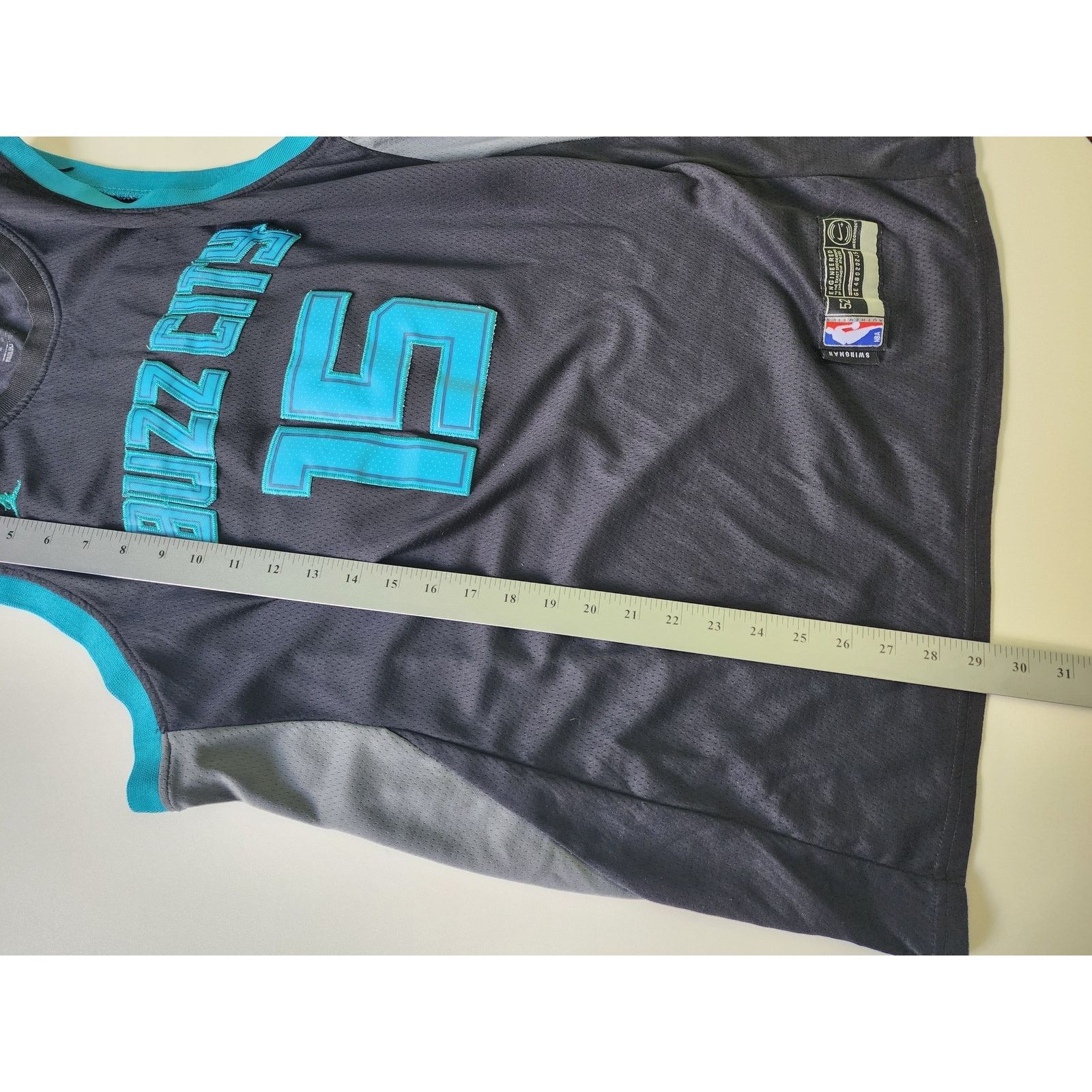 Nike Charlotte Hornets Walker Jordan Jersey Dri Fit Buzz City Size US XL / EU 56 / 4 - 6 Thumbnail