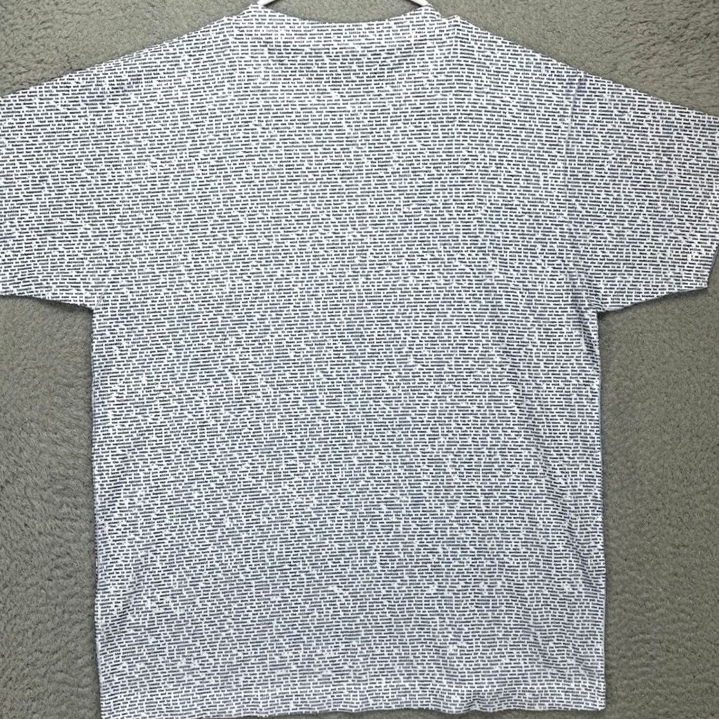 Vintage Litographs Mens Large White Graphic Tee T-Shirt Short Sleeve Full Text Print Size US L / EU 52-54 / 3 - 2 Thumbnail