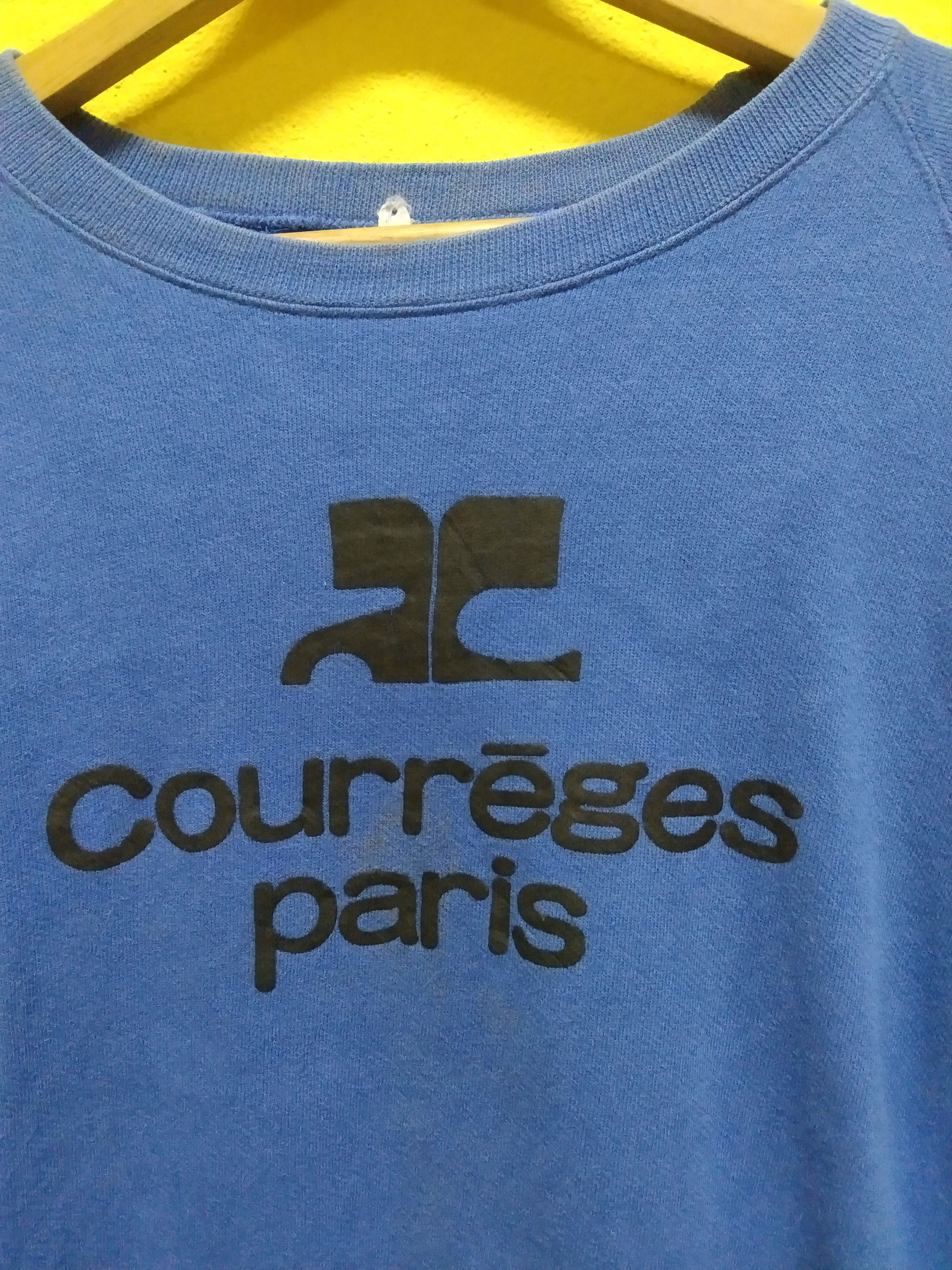 Andre Courreges × Courreges Vintage Courreges Paris Sweatshirt Size US L / EU 52-54 / 3 - 3 Thumbnail