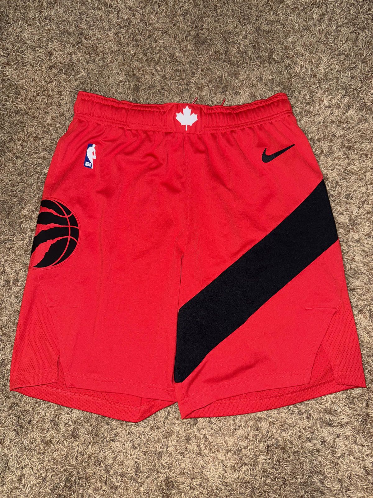 Nike Nike Men's NBA Toronto Raptor Dri-Fit ADV Team Issued Shorts Size US 34 / EU 50 - 1 Thumbnail
