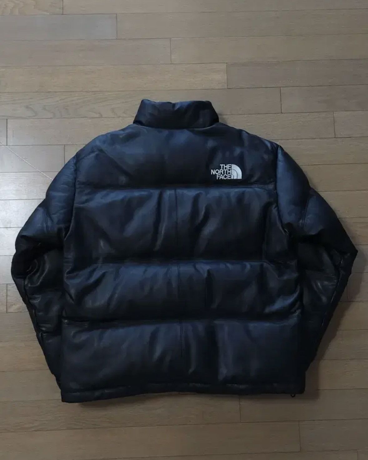 Supreme Supreme x The North Face Leather Nuptse Down Jacket | Grailed