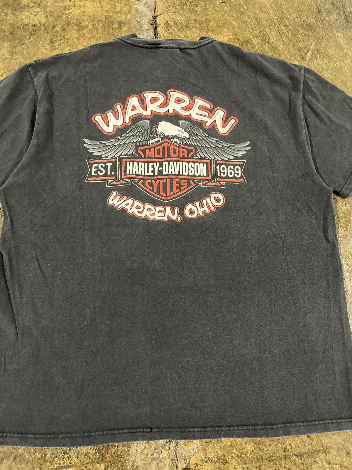 Harley Davidson × Vintage Crazy Vintage 90s Harley Davidson 95th Anniversary Faded Tee Size US XL / EU 56 / 4 - 6 Thumbnail
