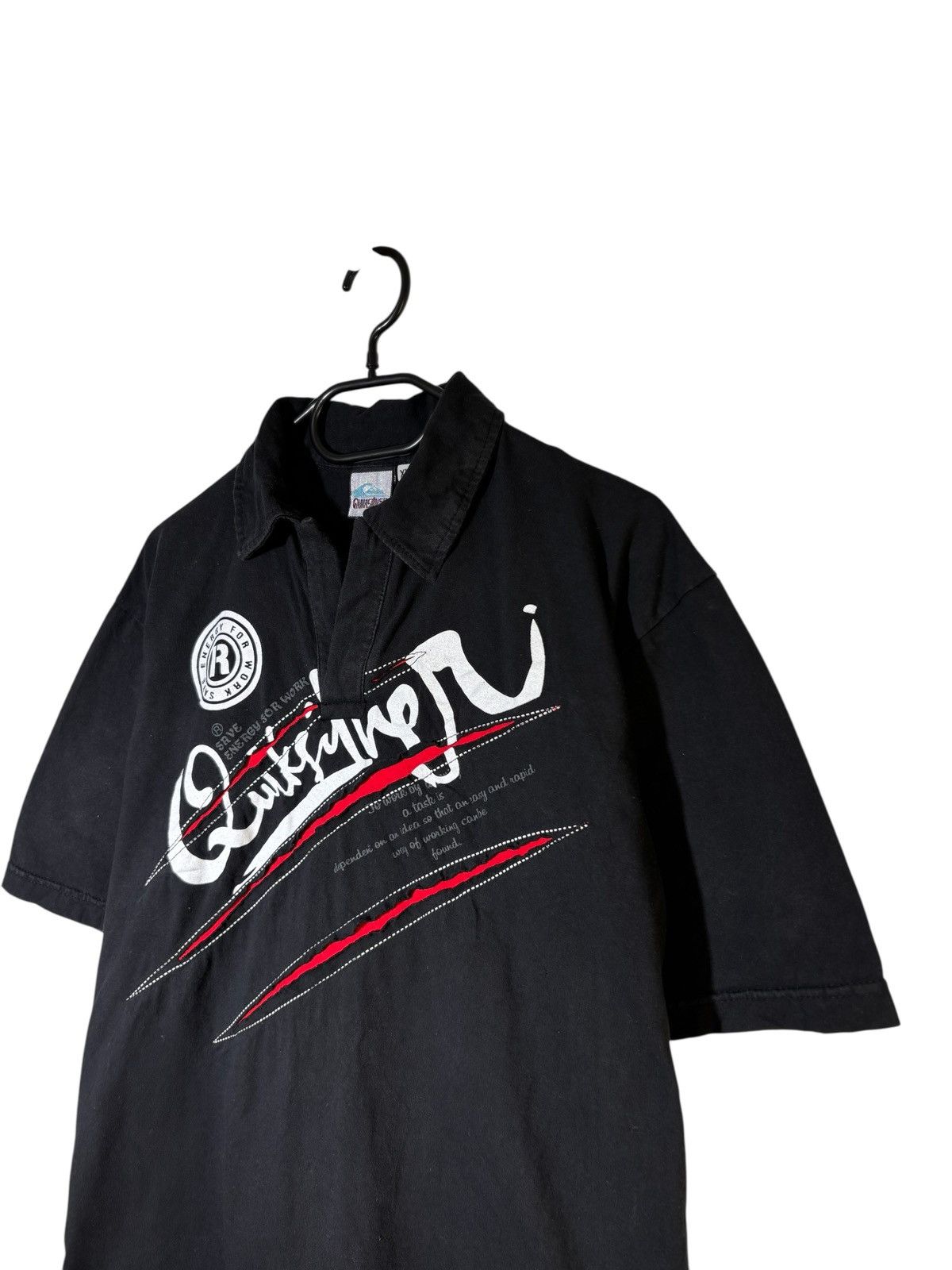 Quiksilver Vintage Quiksilver Quicksilver Polo T-shirt Rugby Japanese Size US L / EU 52-54 / 3 - 2 Thumbnail