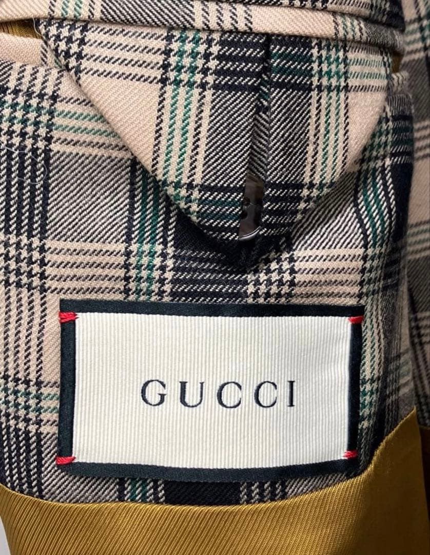 Gucci Gucci Trench Coat Beige - Michele Era, Size L Size US L / EU 52-54 / 3 - 8 Thumbnail
