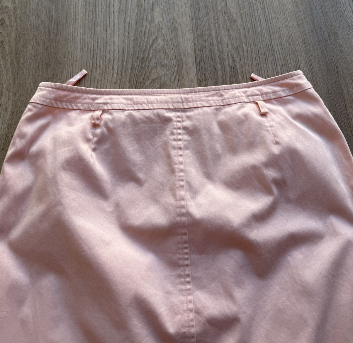 Escada Vintage Escada Pink Cotton Midi Skirt Size 38" / US 16 / IT 52 - 2 Thumbnail