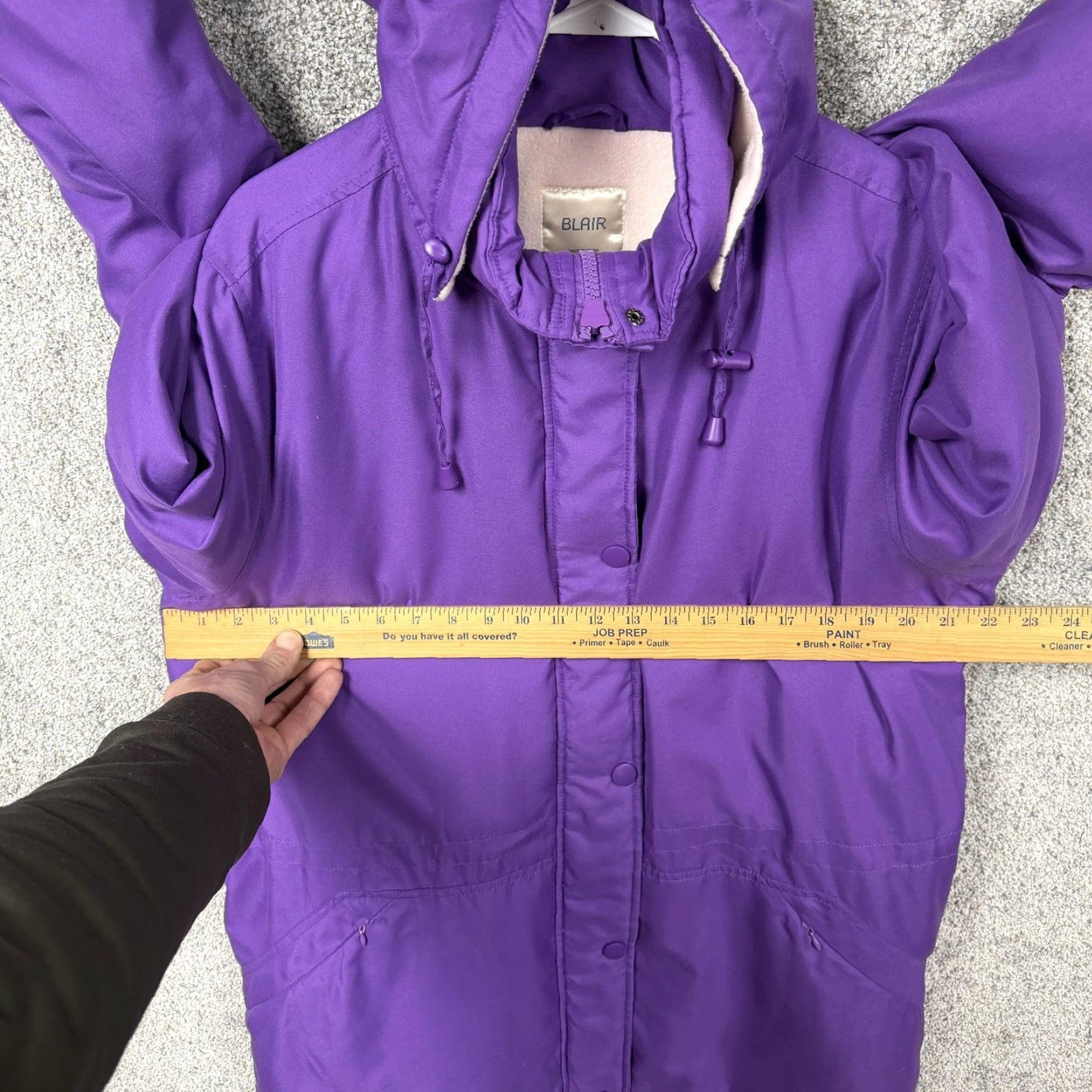 Blair Blair Jacket Womens L Purple Hooded Insulated Parka Winter Outdoor Cabincore Casual Size L / US 10 / IT 46 - 4 Thumbnail