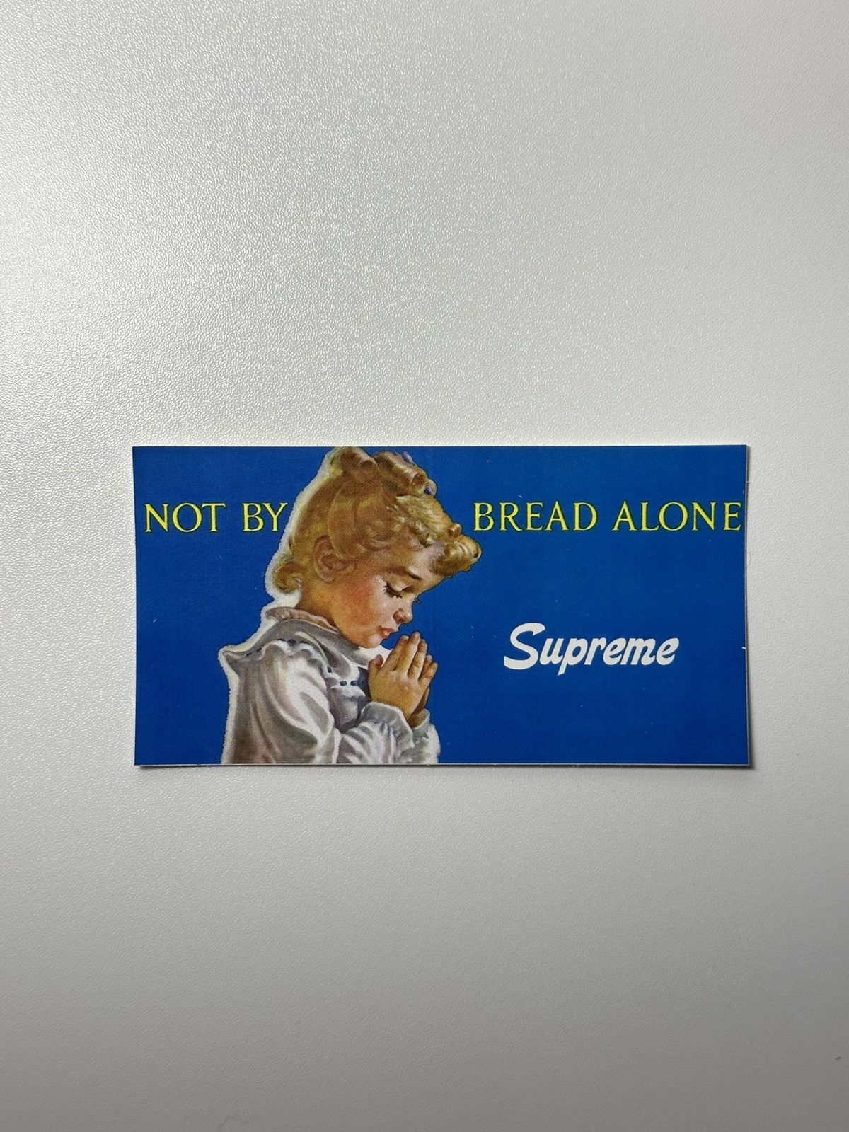 Supreme Supreme Not By Bread Alone Sticker Size ONE SIZE - 1 Thumbnail