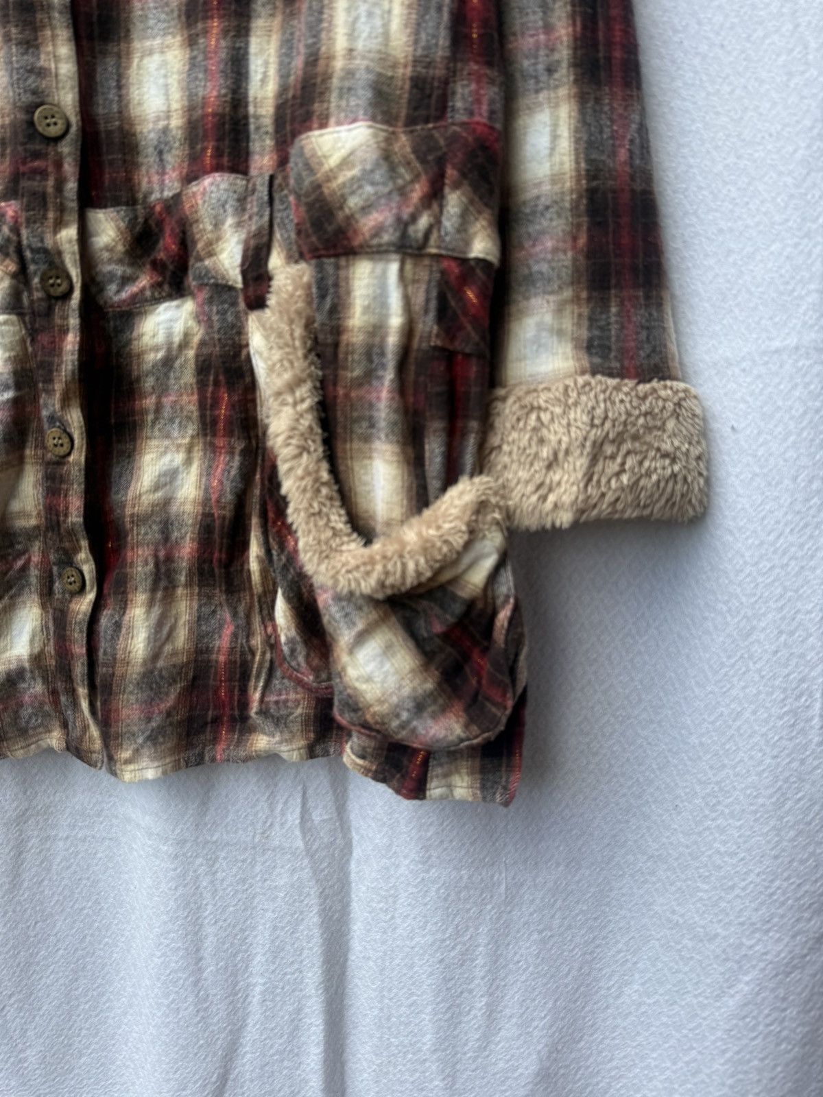 Hysteric Glamour Japanese fur style plaid button shirt Size US M / EU 48-50 / 2 - 3 Thumbnail