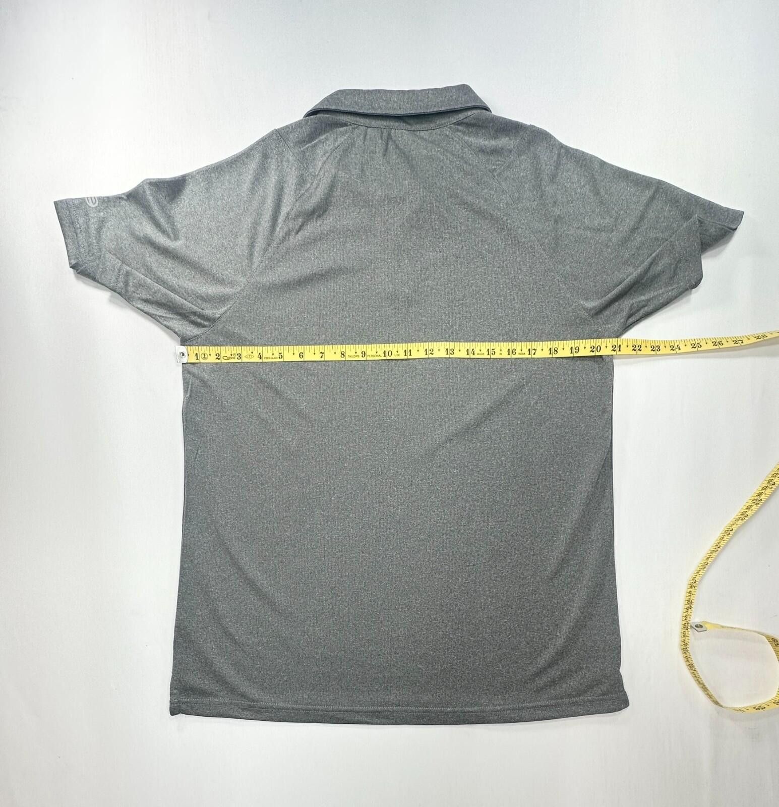 Etonic Etonic 1/4 Button Fit Dri UV Protect Polo Shirt Gray Mens M Size US M / EU 48-50 / 2 - 4 Thumbnail