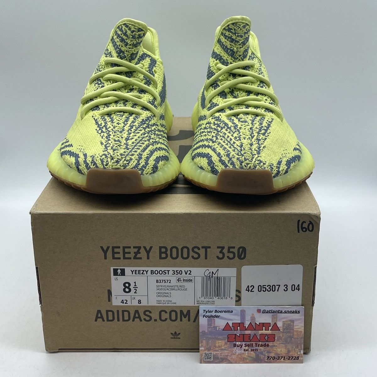 Yeezy boost 350 semi frozen yellow