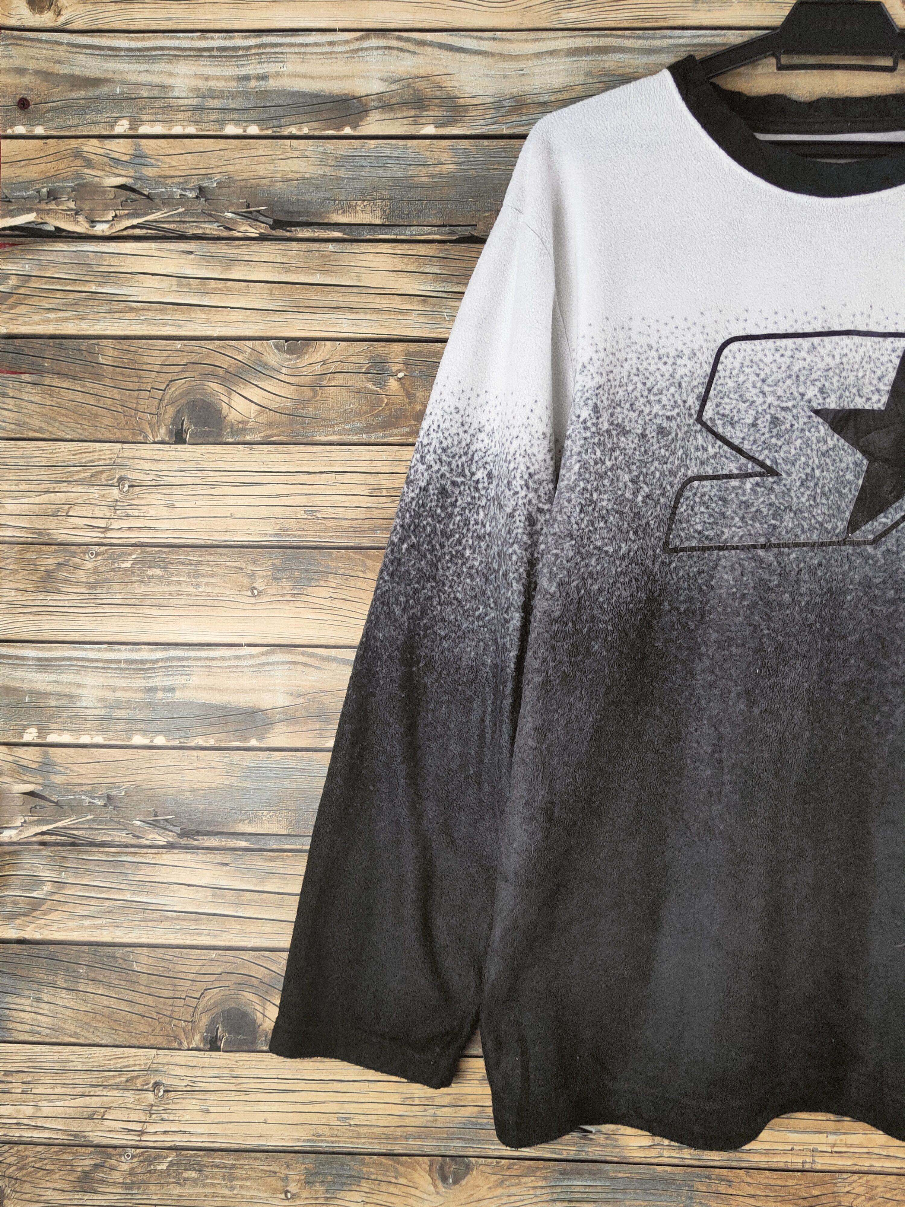 Starter Starter White Black Long Sleeve T-shirt #S2934 Size US L / EU 52-54 / 3 - 3 Thumbnail