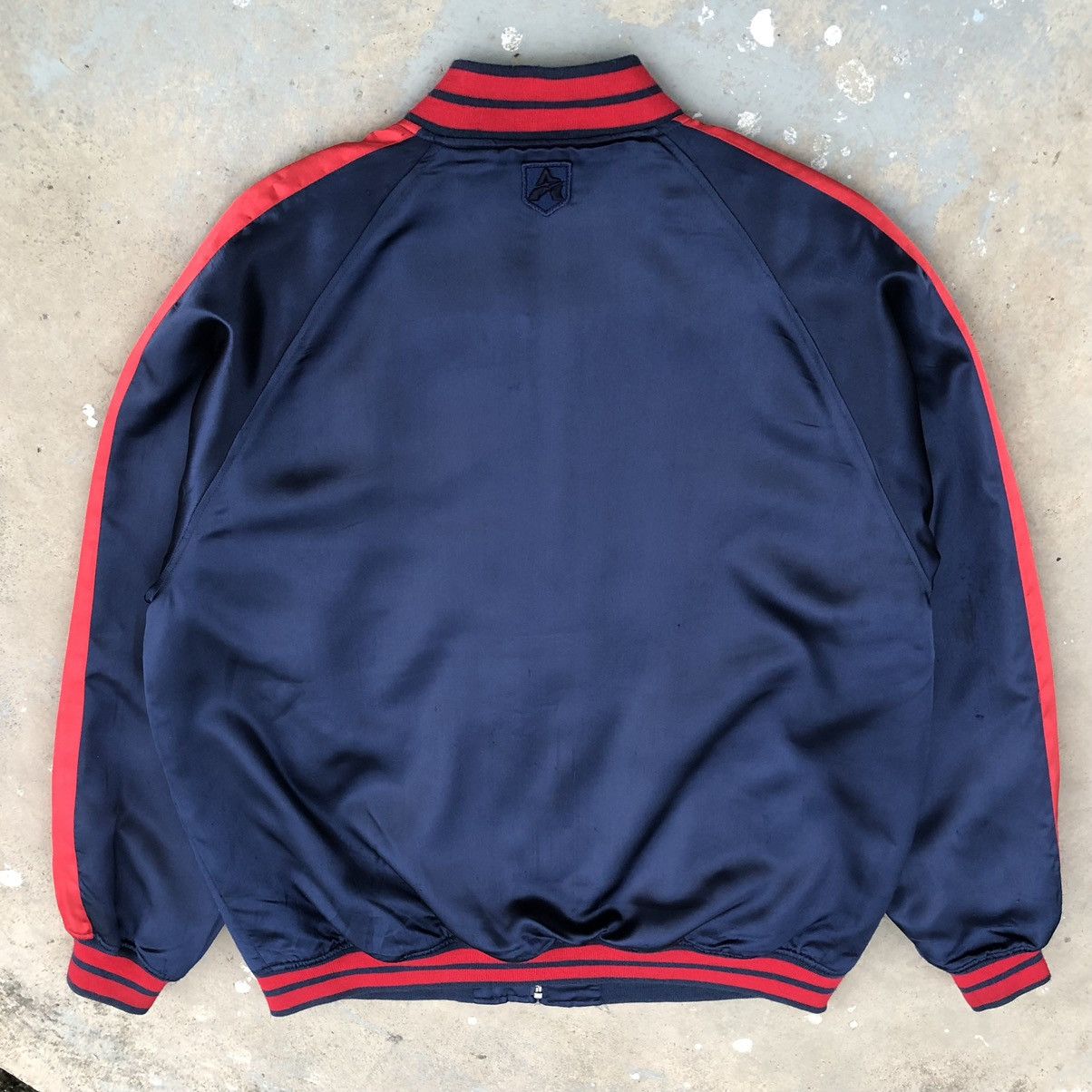 Avirex Vintage Avirex USA Signature Spell Out Satin Varsity Jacket Size US XL / EU 56 / 4 - 12 Thumbnail