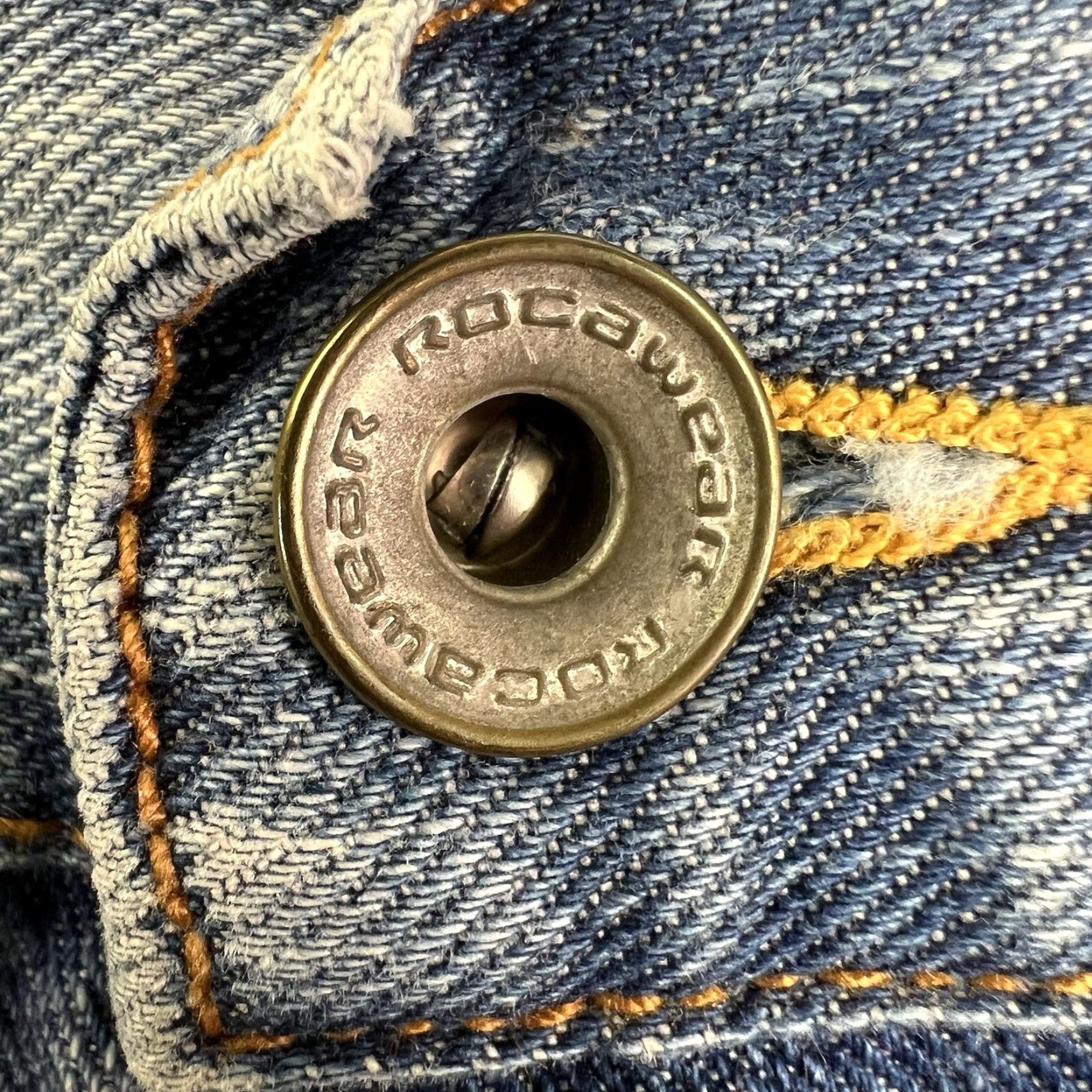Rocawear VINTAGE Rocawear Denim Bermuda Shorts Mens 40 Blue 90s Hip Hop Grunge Size US 40 / EU 56 - 5 Thumbnail