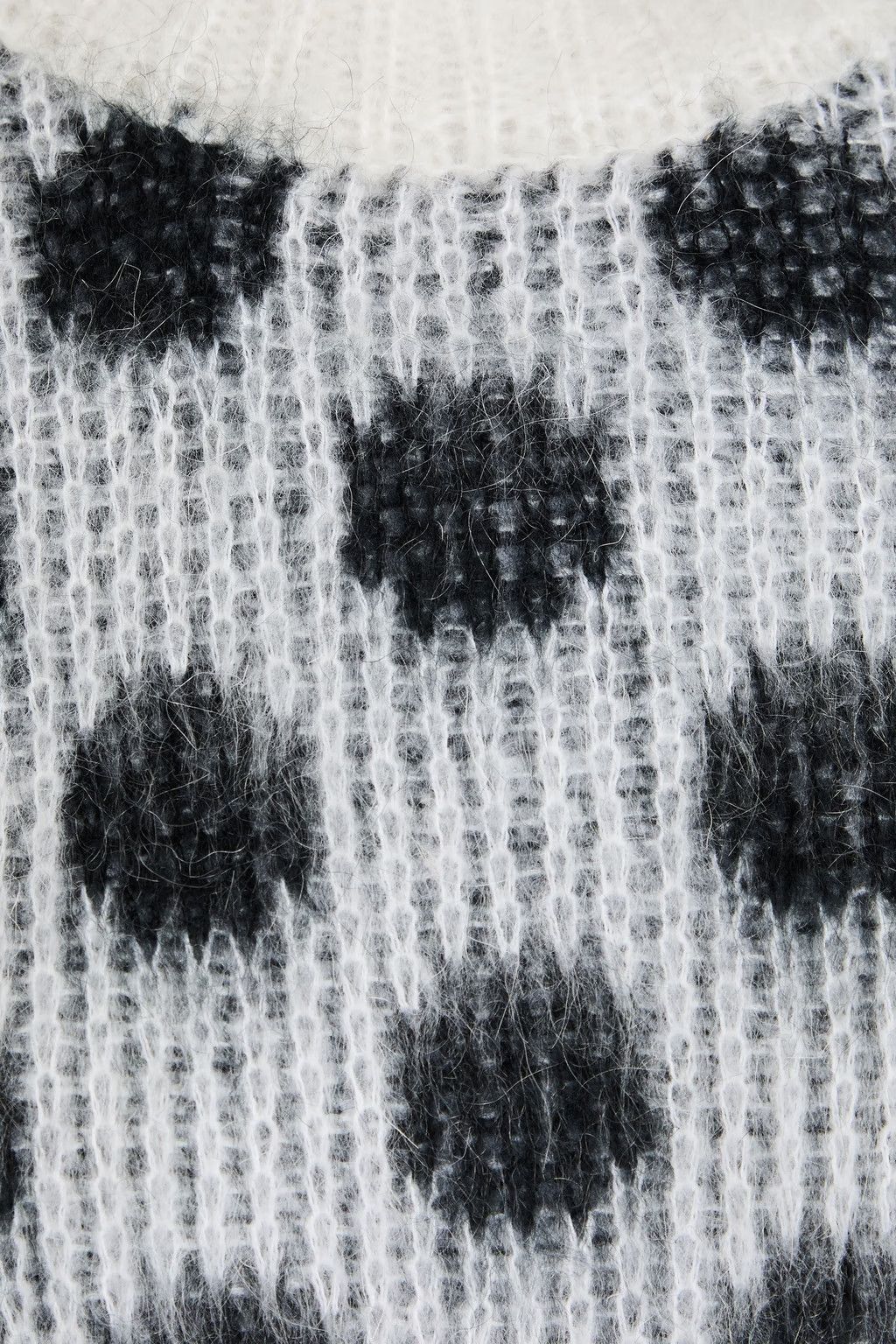 Marni o1y1125 Crewneck Sweater in White/Black Size S / US 4 / IT 40 - 4 Thumbnail
