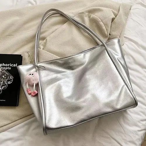 Japanese Brand Silver versatile shoulder bag Size ONE SIZE - 2 Thumbnail