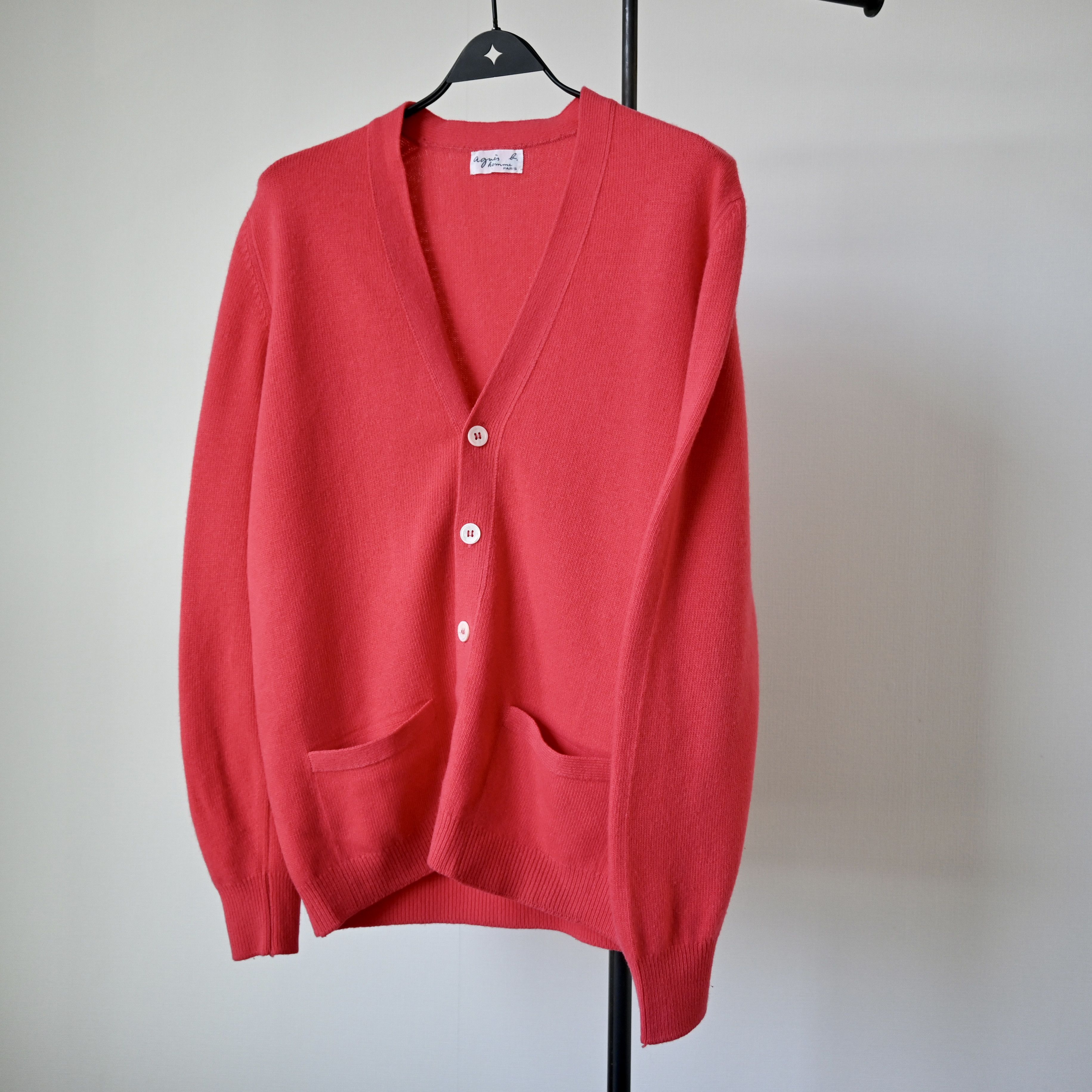 agnes b. VTG 1980s Agnes b. geelong wool cardigan made in Scotland Size US L / EU 52-54 / 3 - 22 Thumbnail