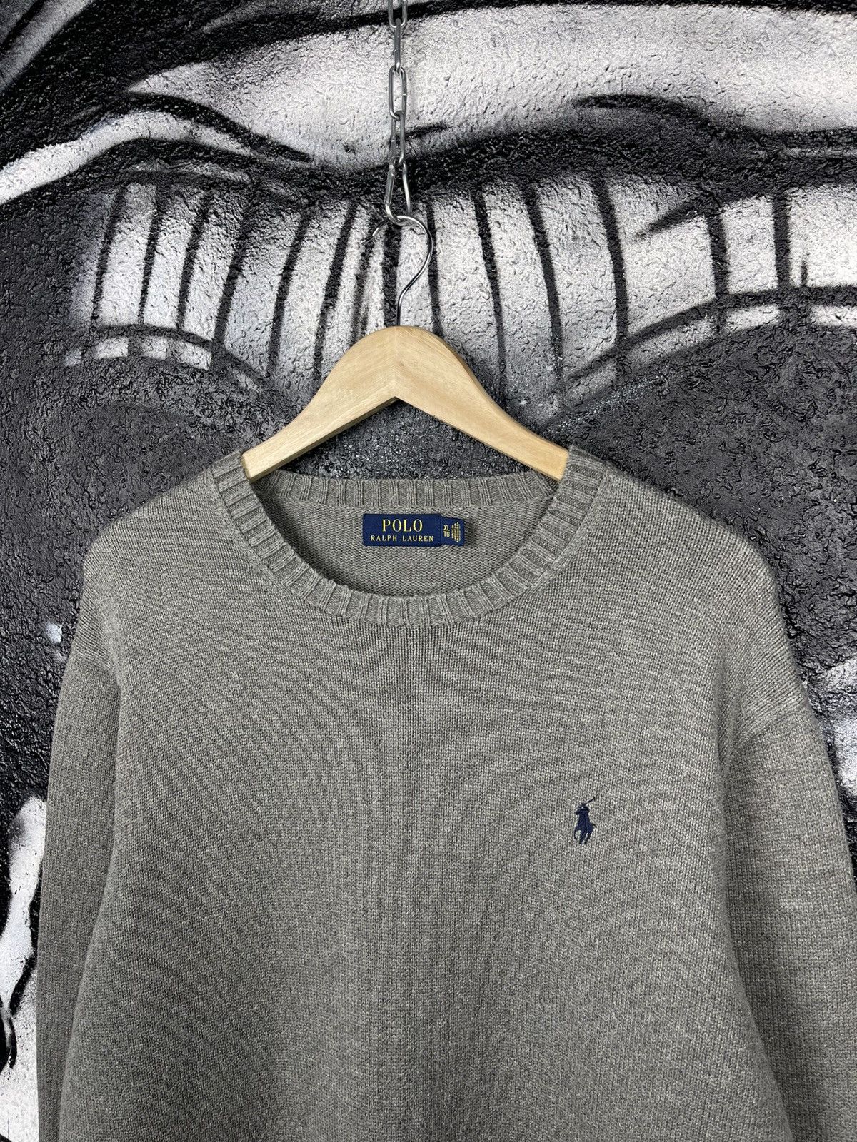 Polo Ralph Lauren Polo Ralph Lauren Grey Knitted Sweater Mens Size XL Size US XL / EU 56 / 4 - 3 Thumbnail