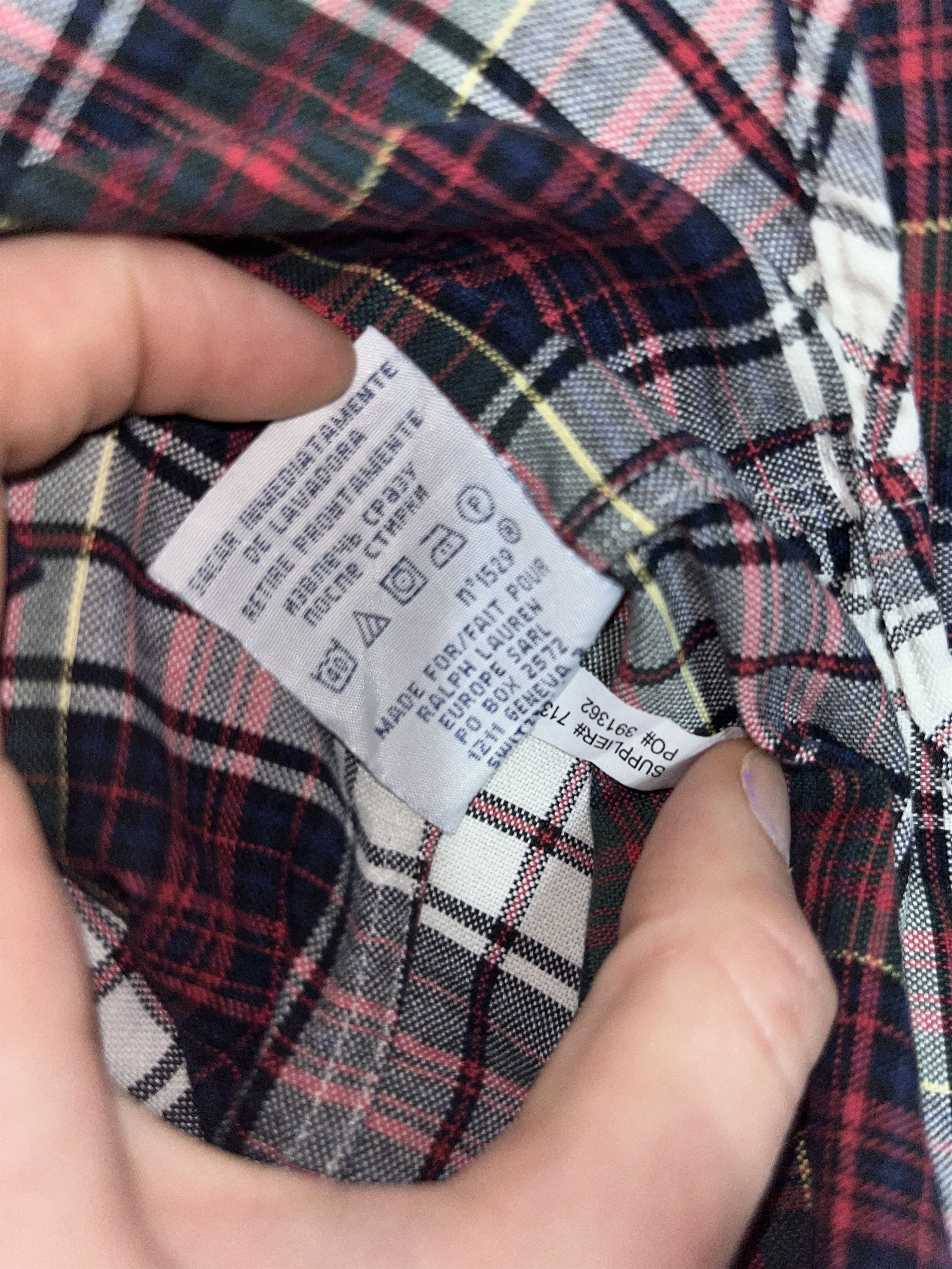 Polo Ralph Lauren Xxxtentacion Polo Ralph Lauren flannel Red Shirt Button UP Size US L / EU 52-54 / 3 - 17 Thumbnail