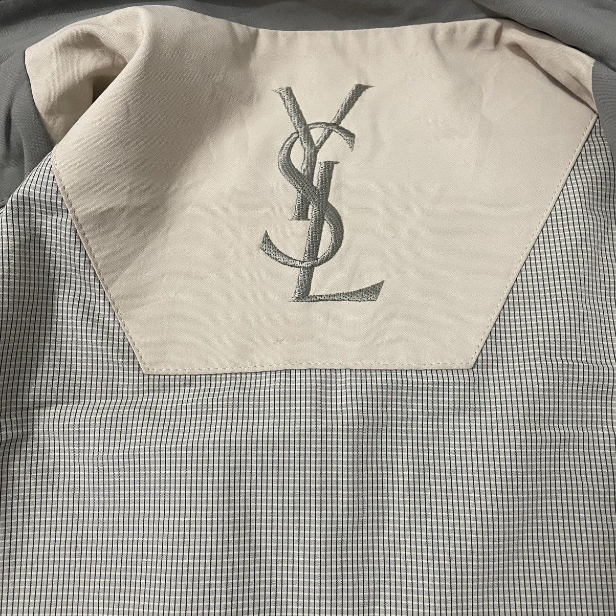 Yves Saint Laurent Vintage YSL Yves Saint Laurent Big Logo Work Casual Jacket Size US L / EU 52-54 / 3 - 7 Thumbnail