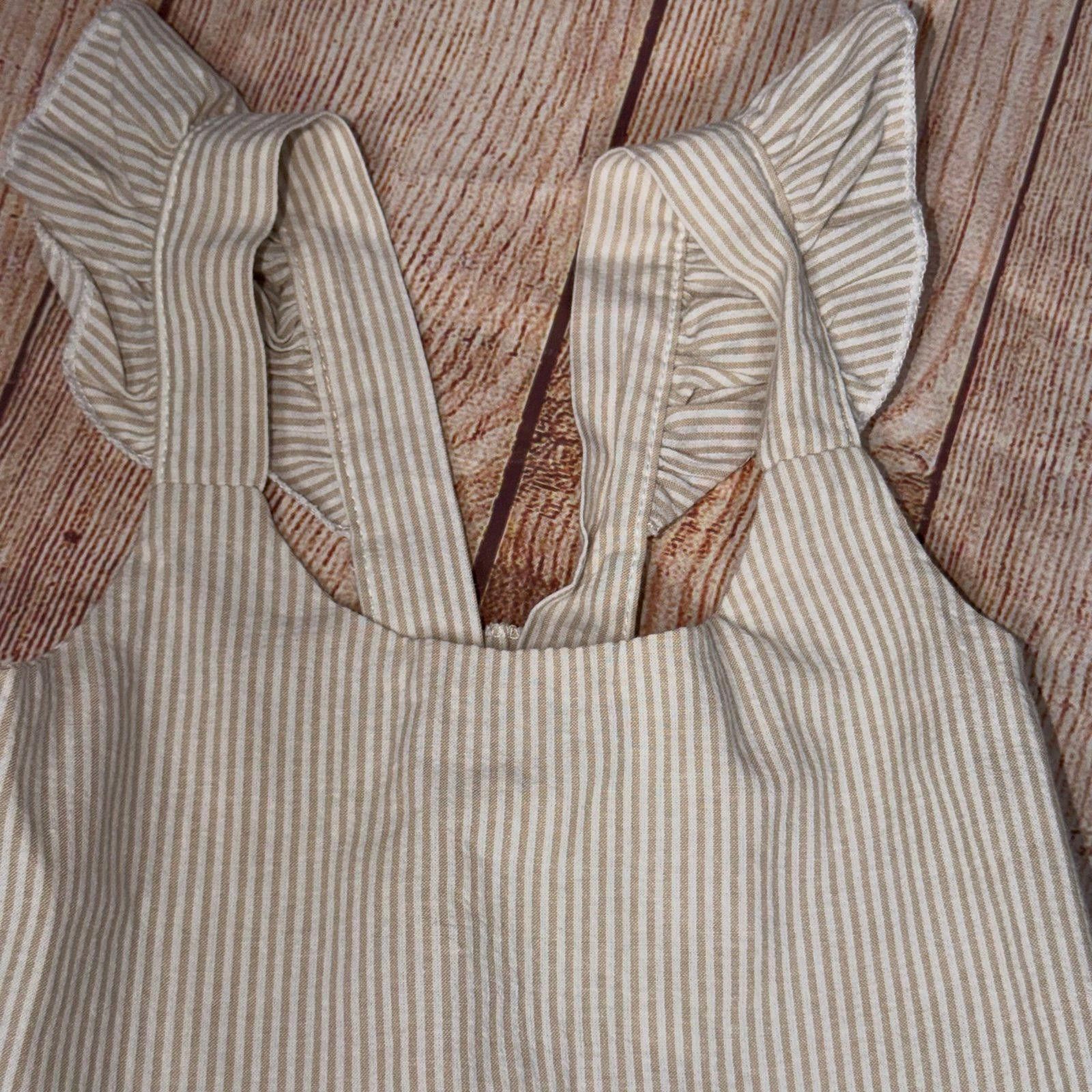 Other Striped Ruffle Sleeve Girls 5/6 Dress Size XS / US 0-2 / IT 36-38 - 3 Thumbnail